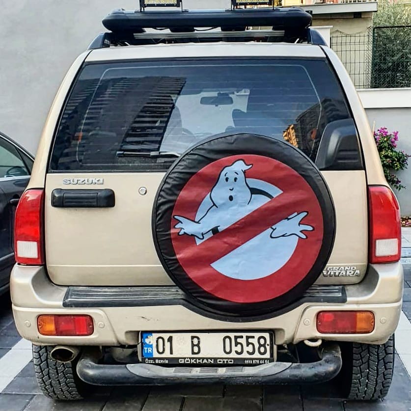 Ghostbusters Designed Spare Wheel Tire Cover