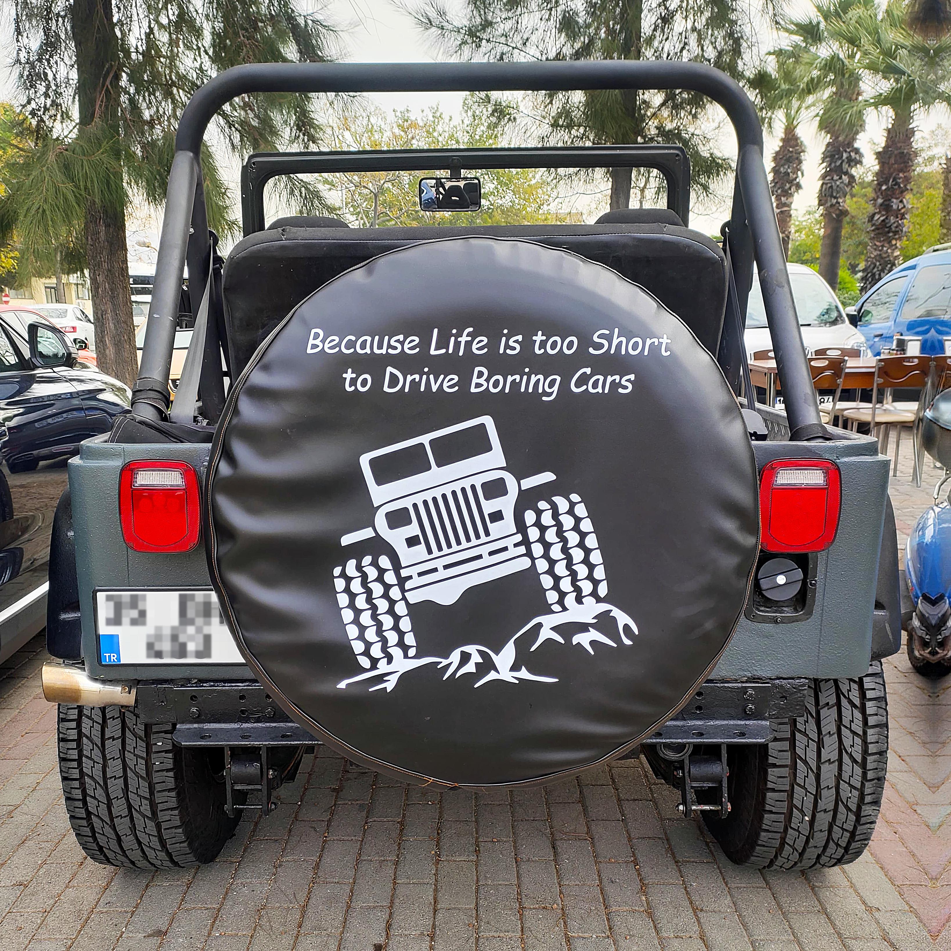 Offroad Vehicle Designed Spare Wheel Tire Cover