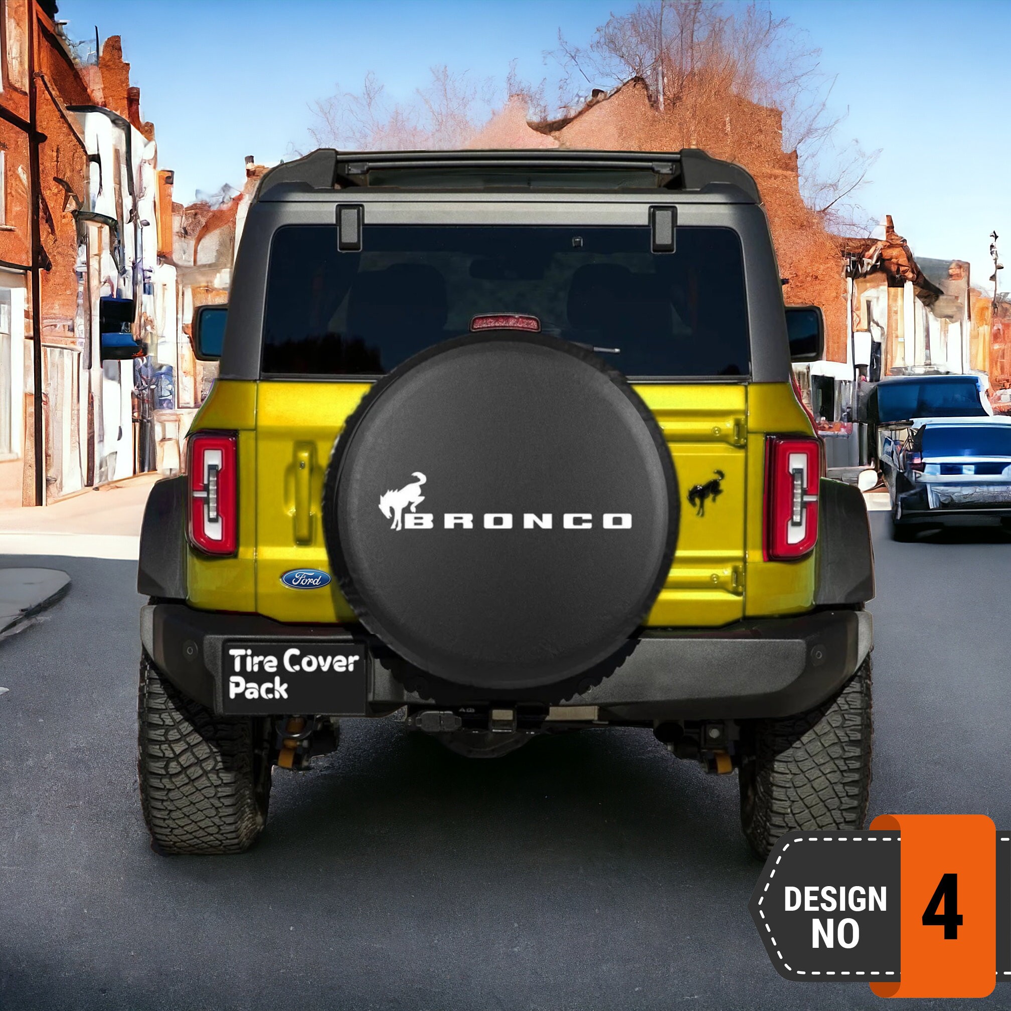 Ford Bronco Spare Tire Cover - 4th Style
