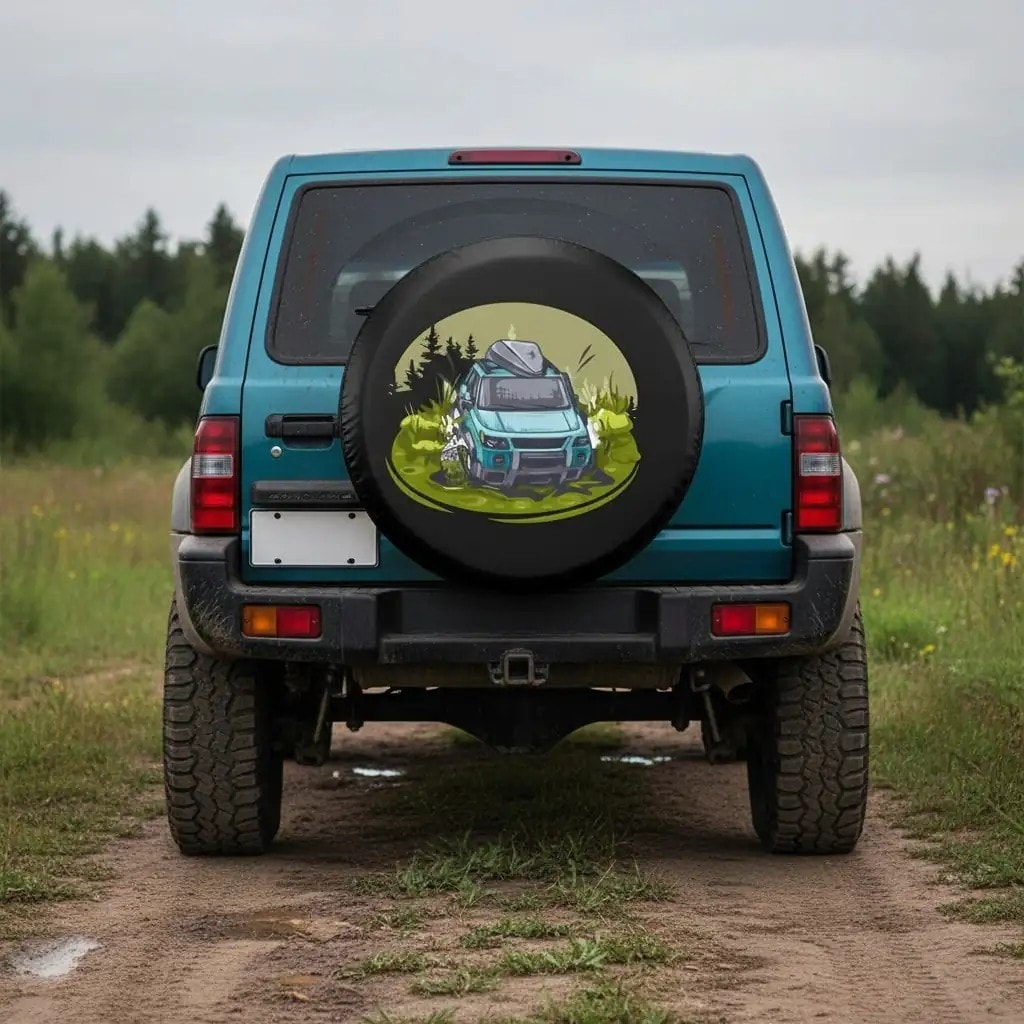 Offroad Araç Tasarımlı Stepne Kılıfı