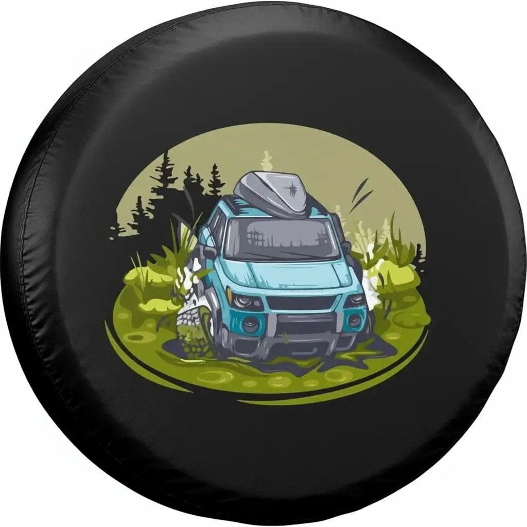 Offroad Araç Tasarımlı Stepne Kılıfı