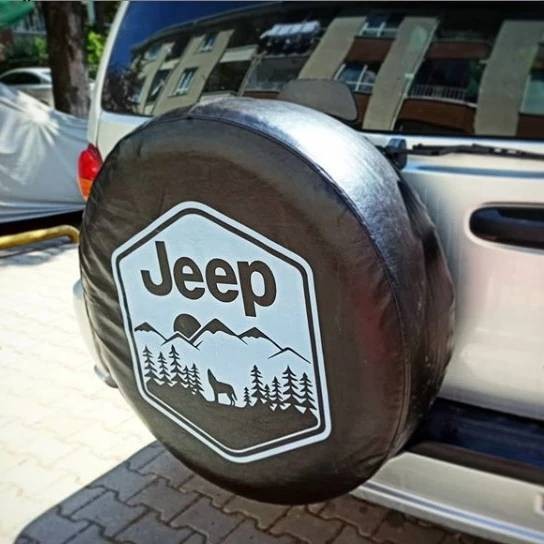 Jeep Logolu Stepne Kılıfı