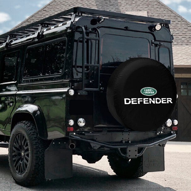 Чехол на запасное колесо с логотипом Land Rover Defender