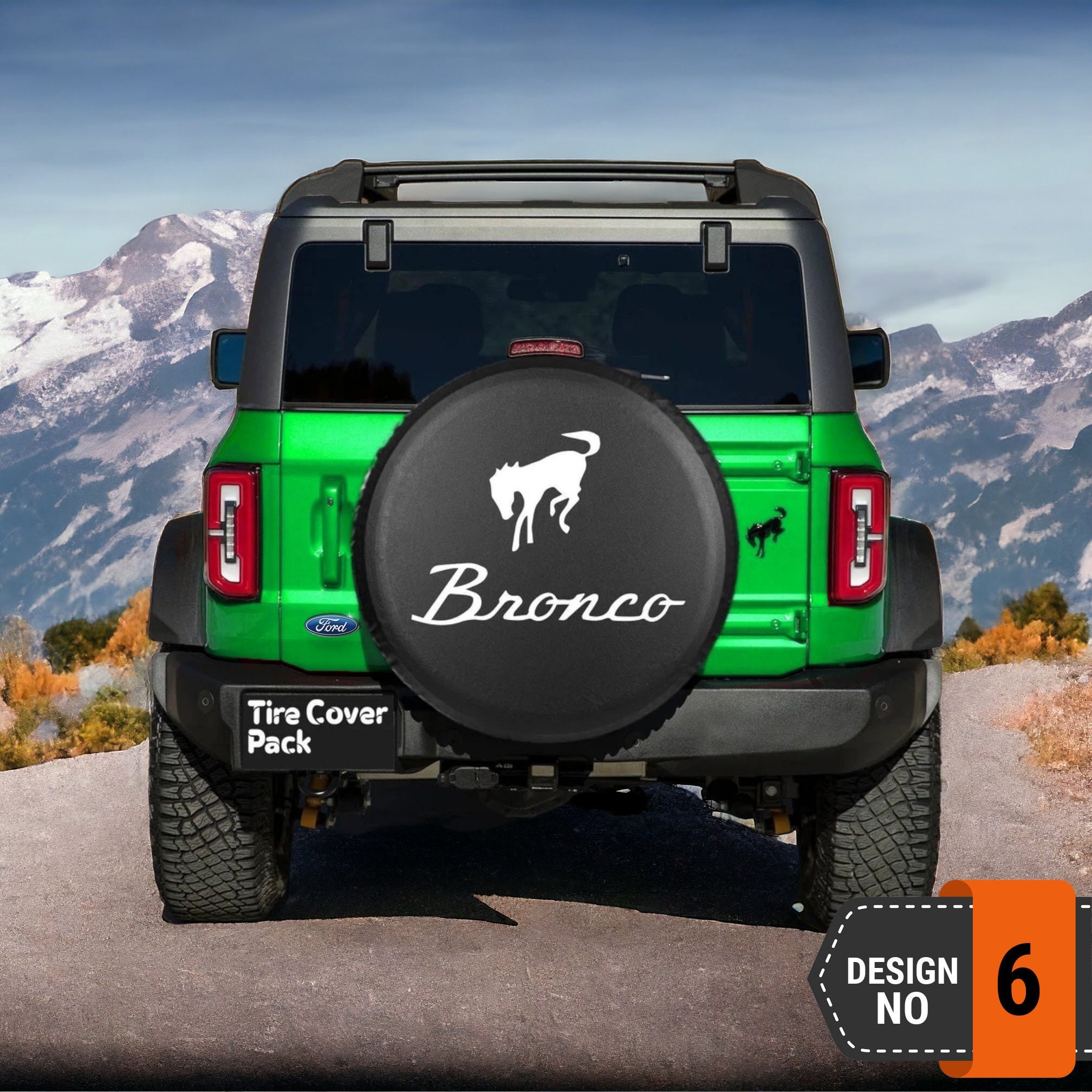 Ford Bronco Spare Tire Cover - 6th Style