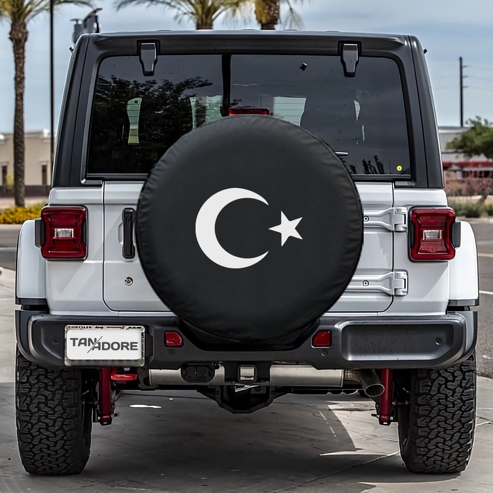 Moon Star Designed Spare Wheel Tire Cover