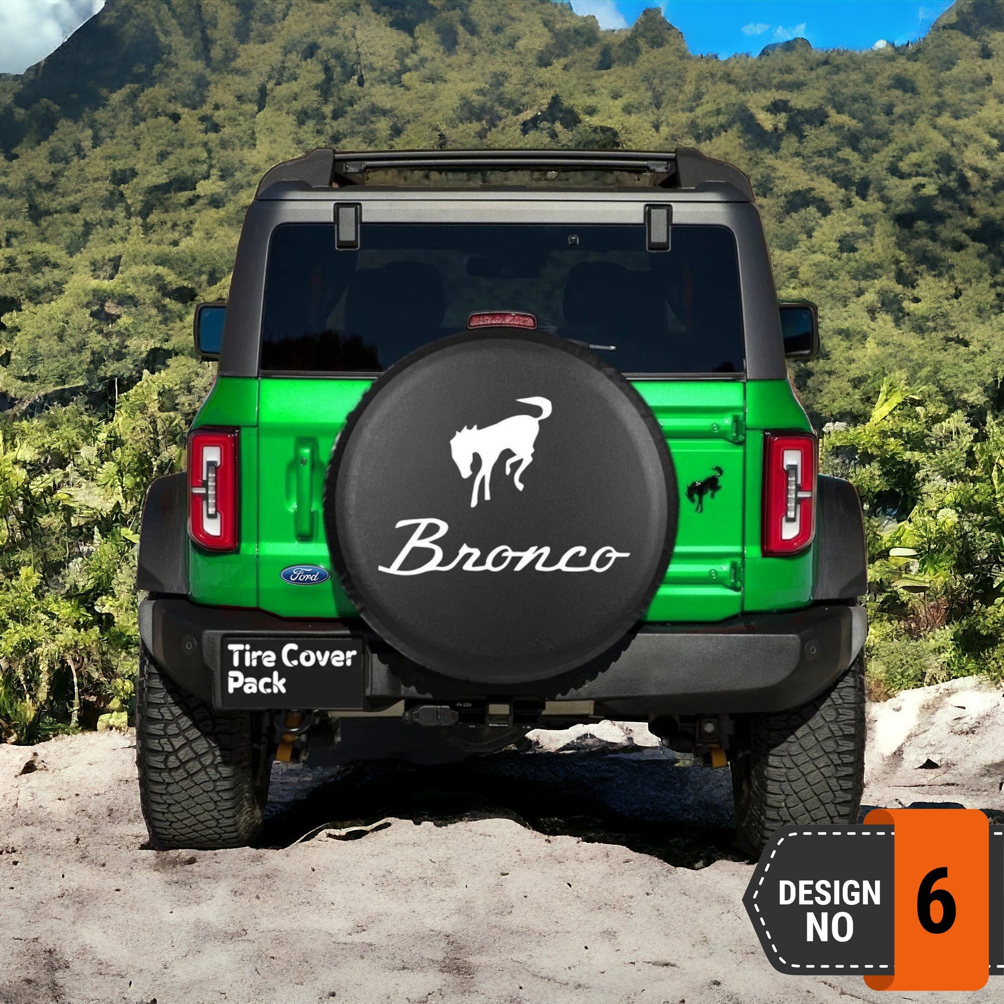 Ford Bronco Spare Tire Cover - 6th Style