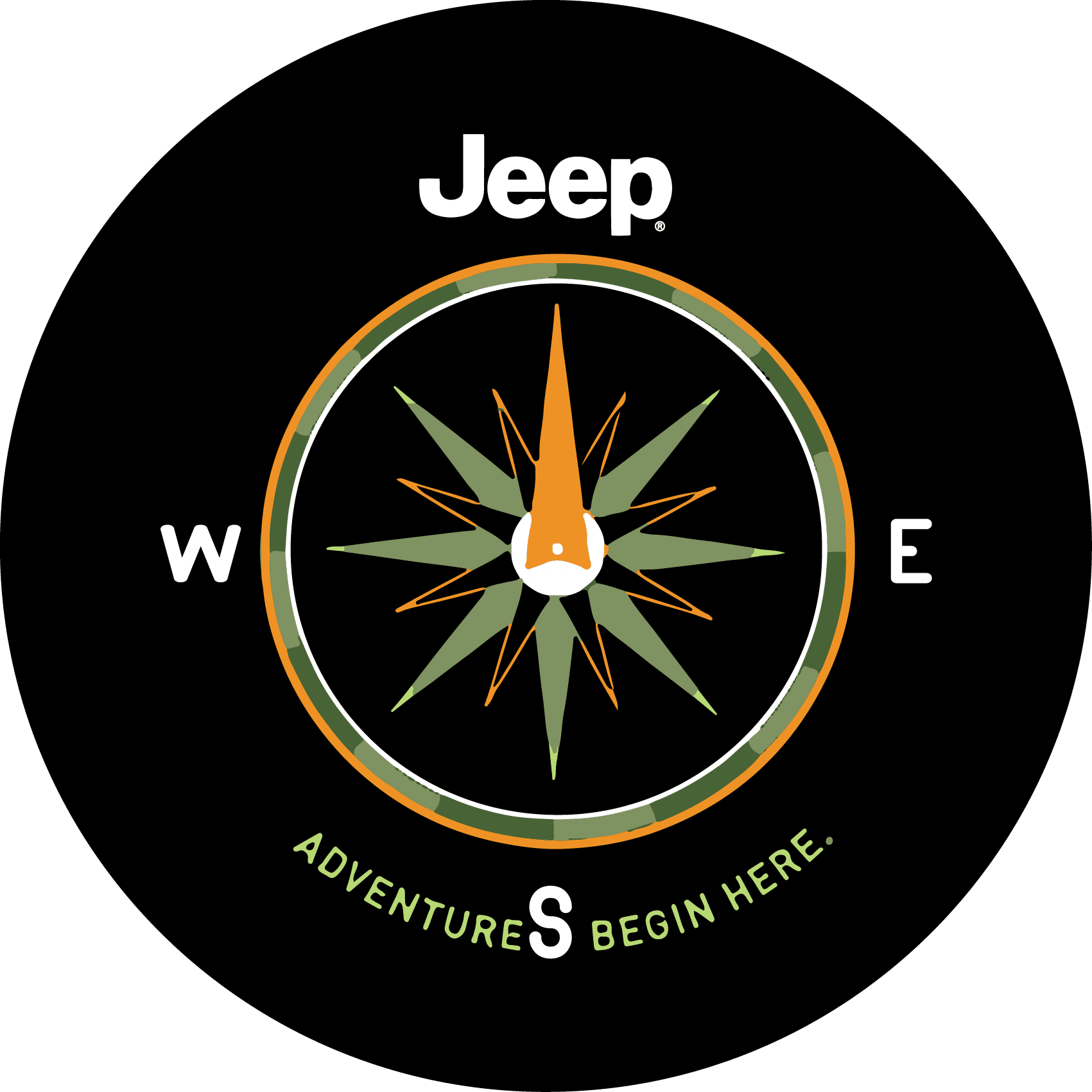 Jeep Pusula Tasarımlı Stepne Kılıfı