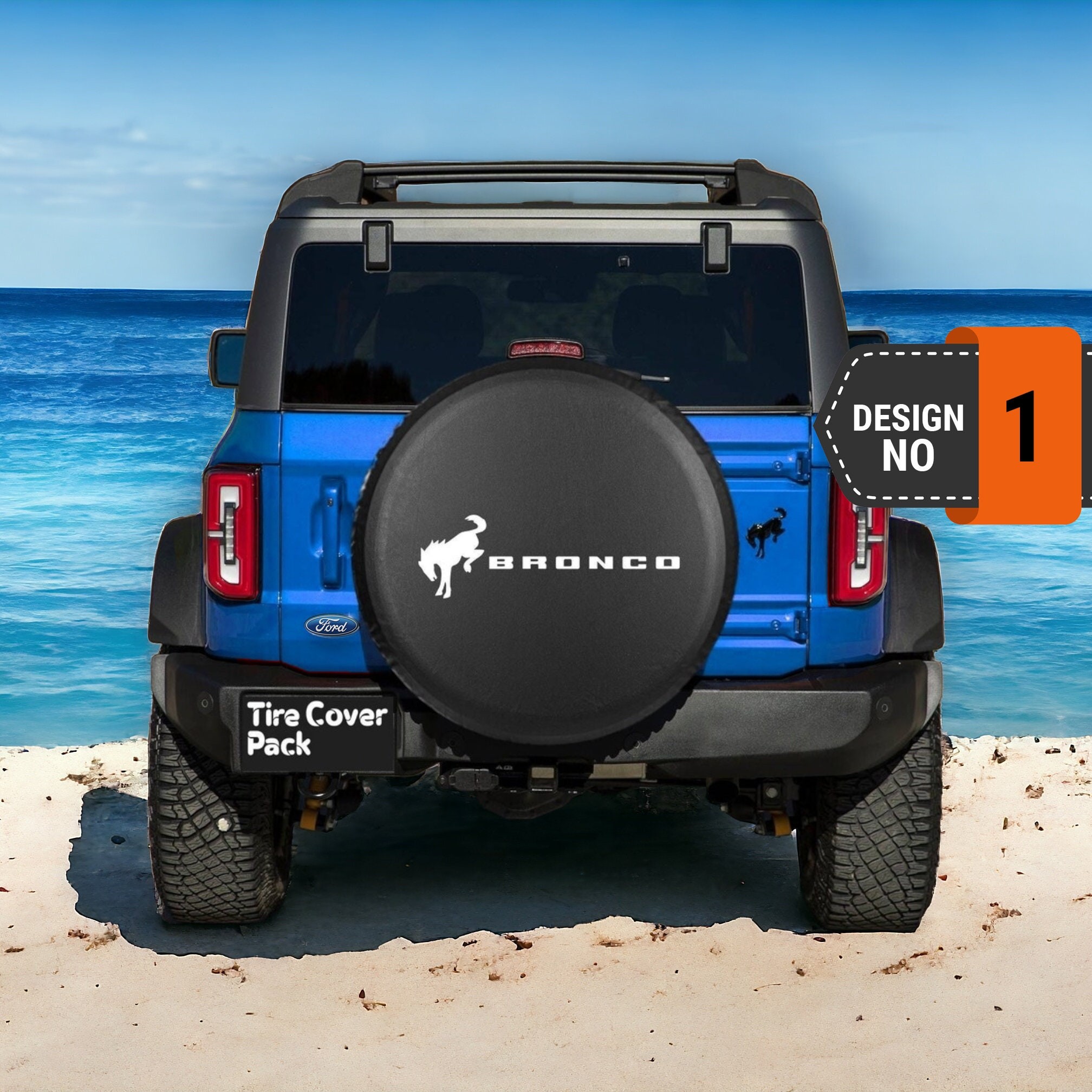 Ford Bronco Spare Tire Cover - 1st Style