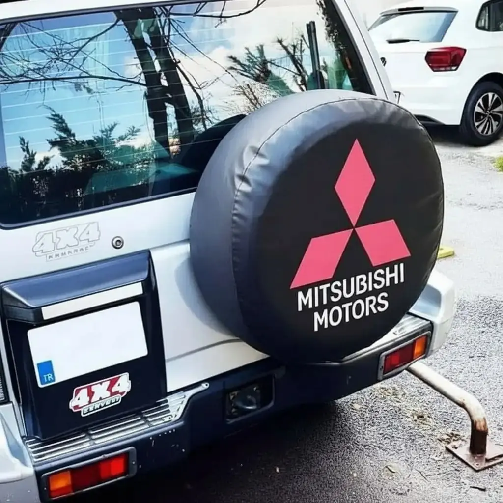 Soft Spare Tire Cover Pouch For Mitsubishi Pajero – Protects Your Rear Wheel