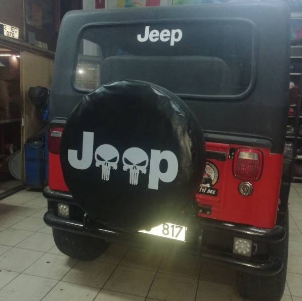 Kuru Kafa Jeep Logolu Stepne Kılıfı