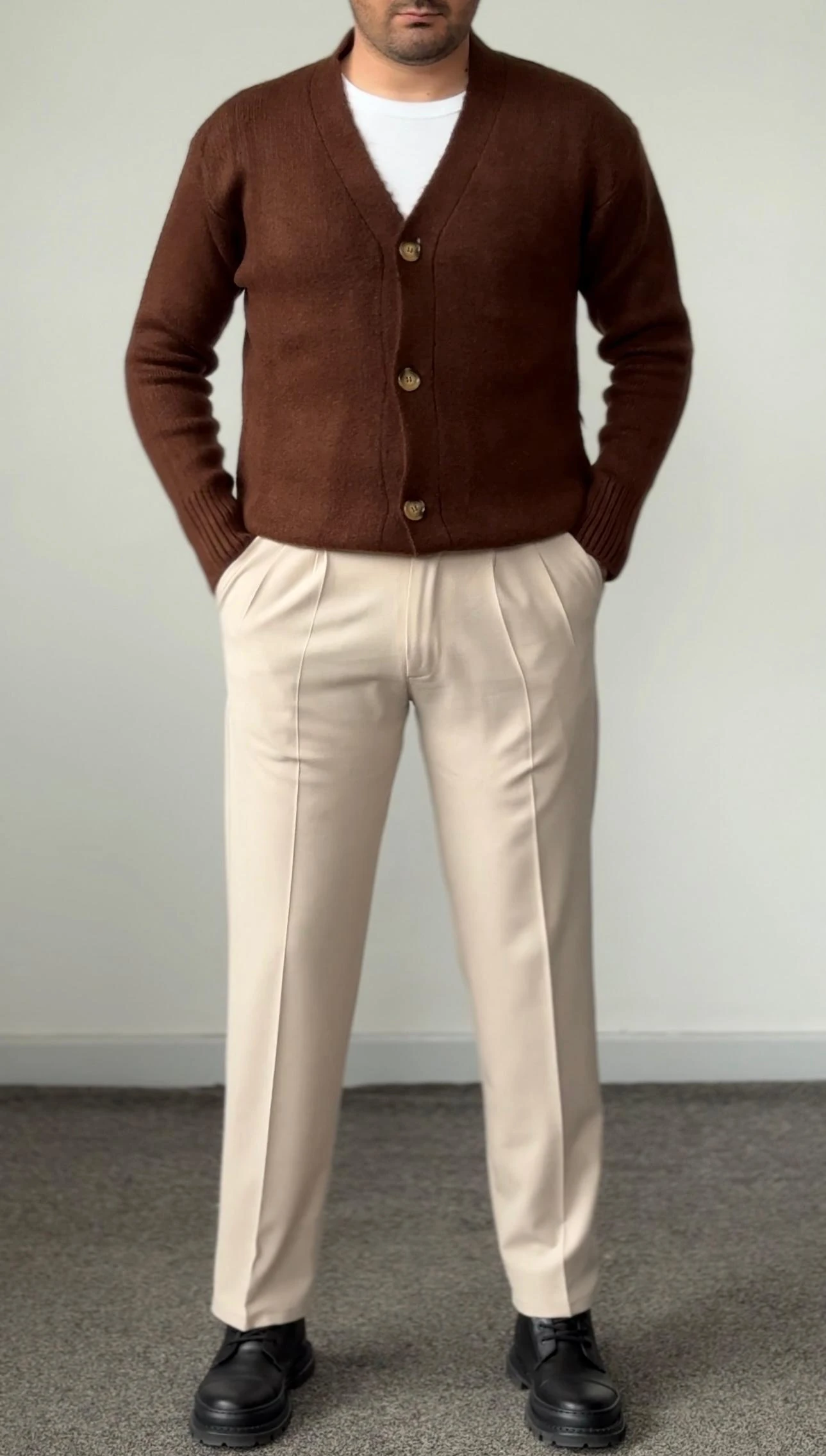 KOMBİN Hırka+Pantolon (Kemer Hediyeli)