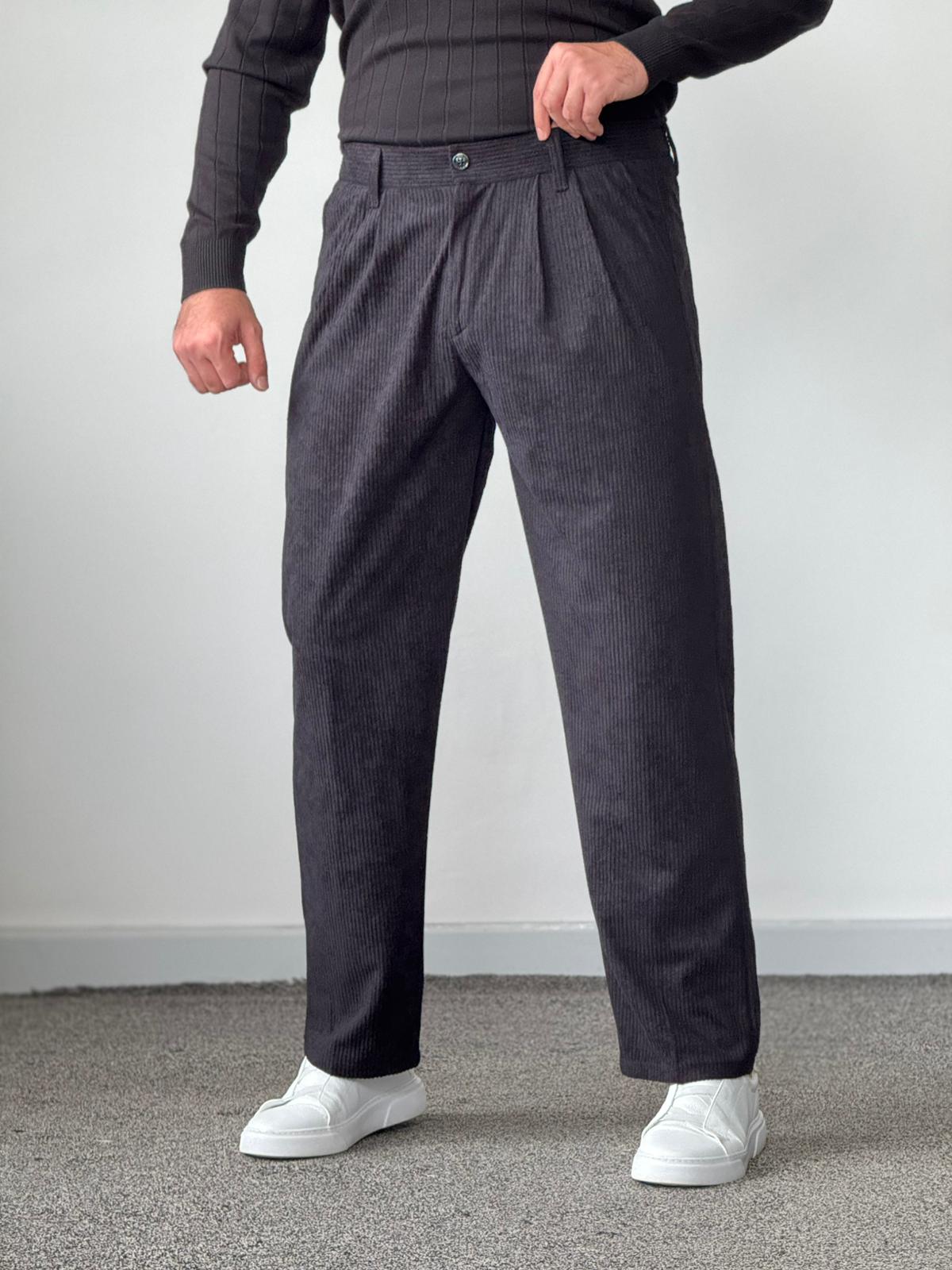 Premium Kalite Baggy Kadife Pantolon