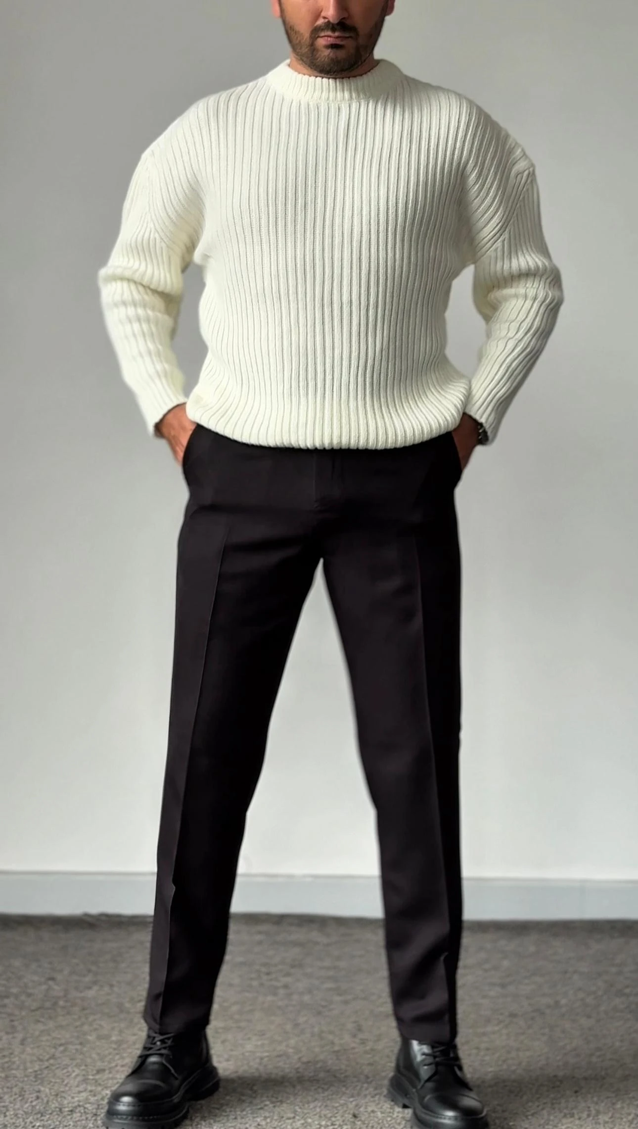 KOMBİN  Trıko+Pantolon (Kemer Hediyeli)