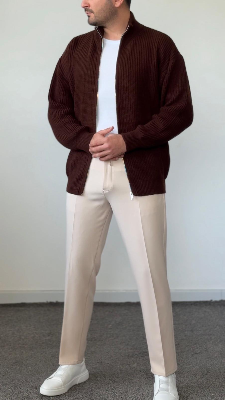 KOMBİN Hırka+Pantolon (Kemer Hediyeli)