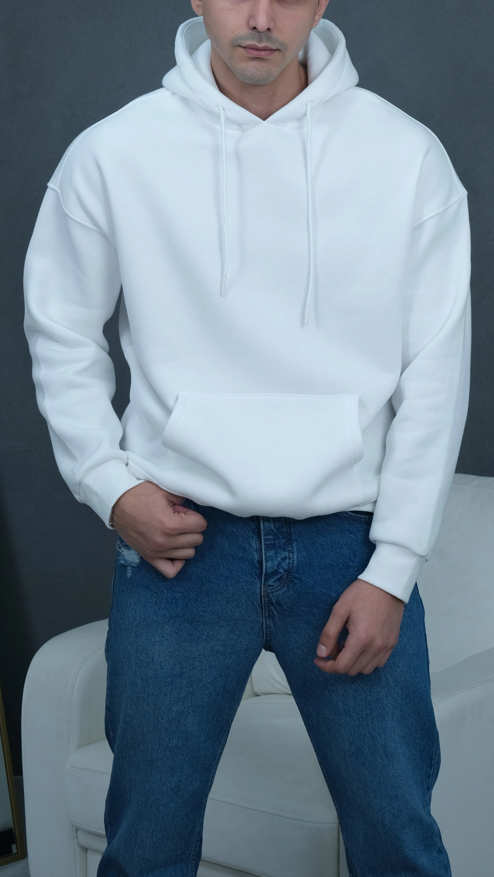 Üst Düzey Kalite 3 İplik Şardonlu Basic Sweat