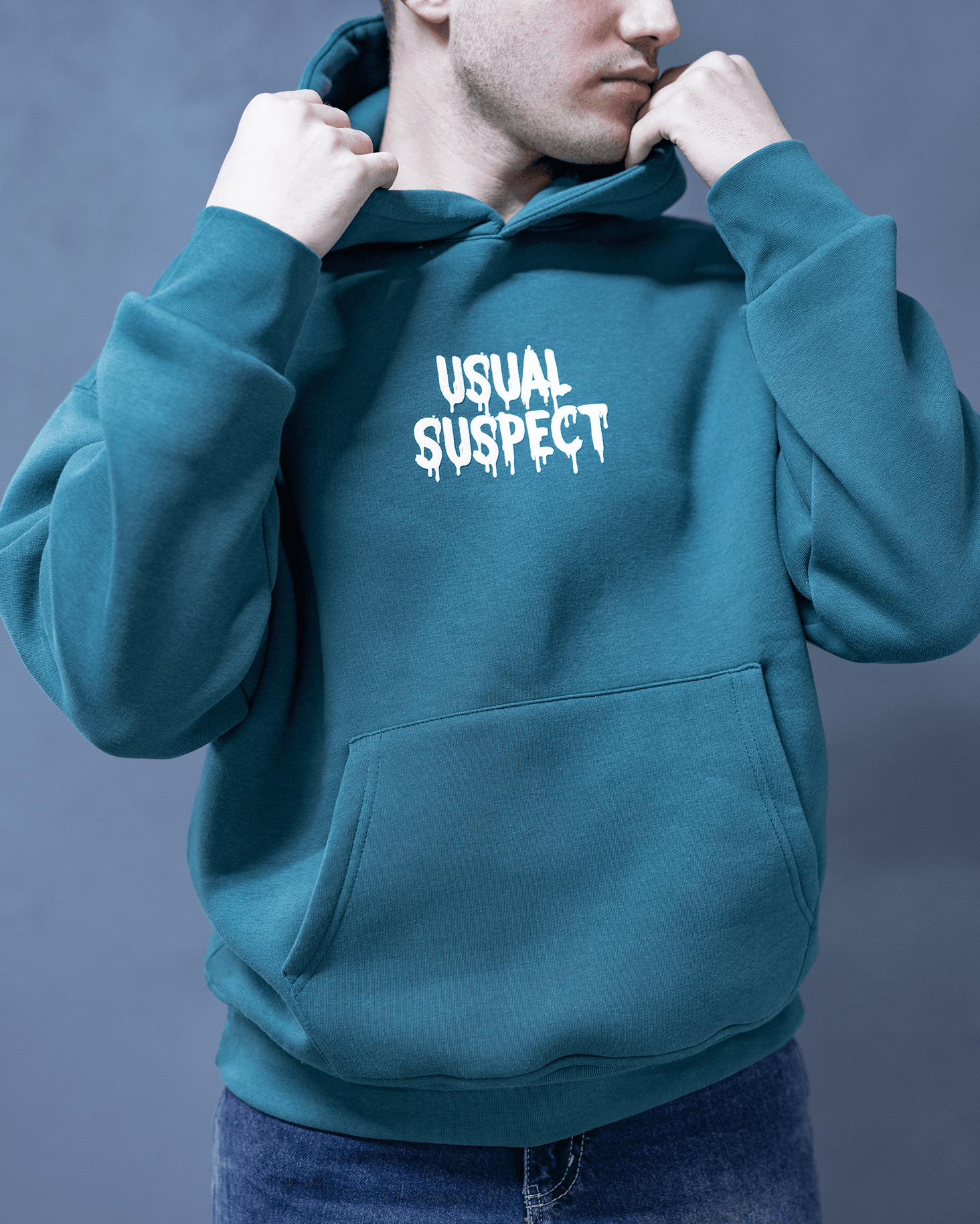 Baskılı Hoodie