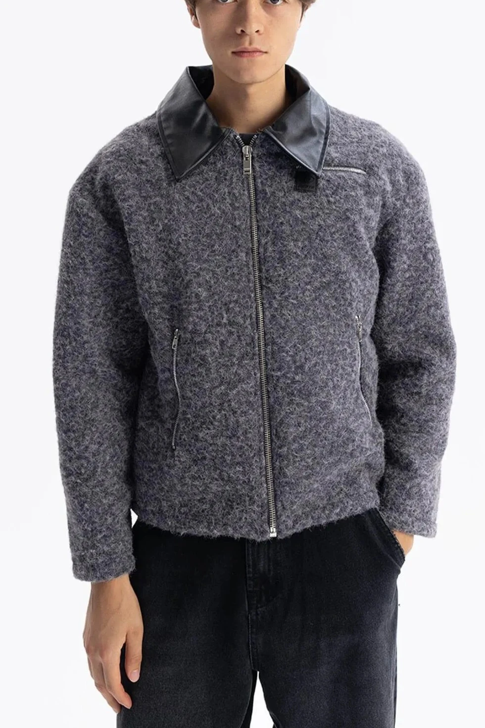 Üst Düzey Kalite Kaşe Antrasit Ceket (Sınırlı Sayıda)