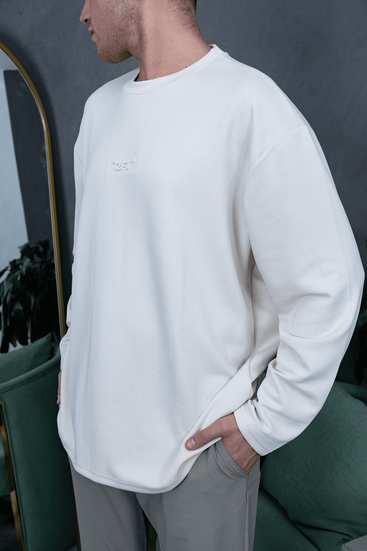 Premium Oysho Kumaş Sweatshirt