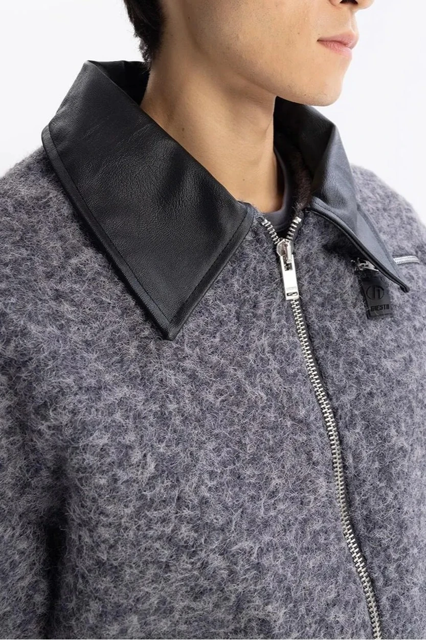 Üst Düzey Kalite Kaşe Antrasit Ceket (Sınırlı Sayıda)