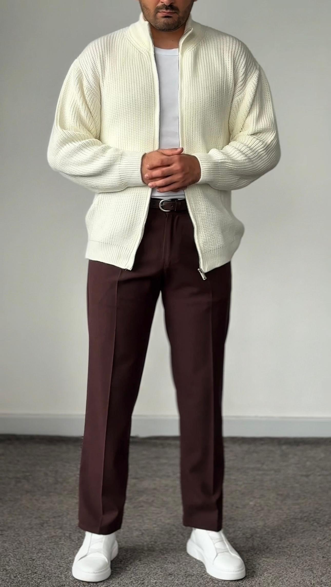 KOMBİN  Hırka+Pantolon (Kemer Hediyeli)