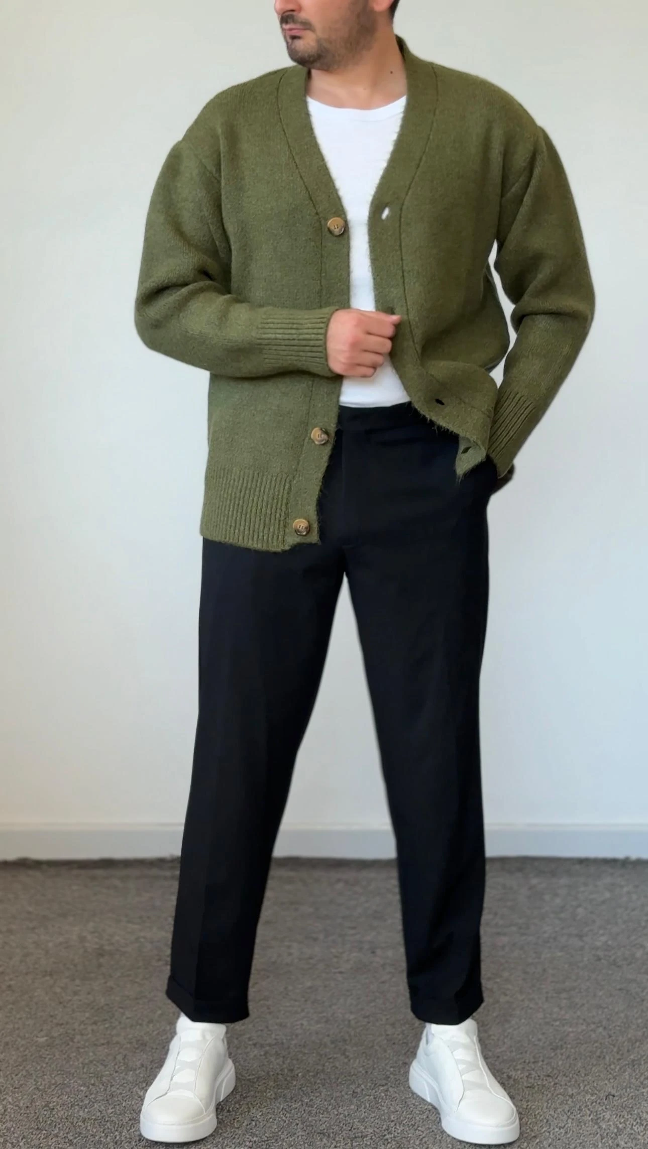 KOMBİN Hırka+Pantolon (Kemer Hediyeli)