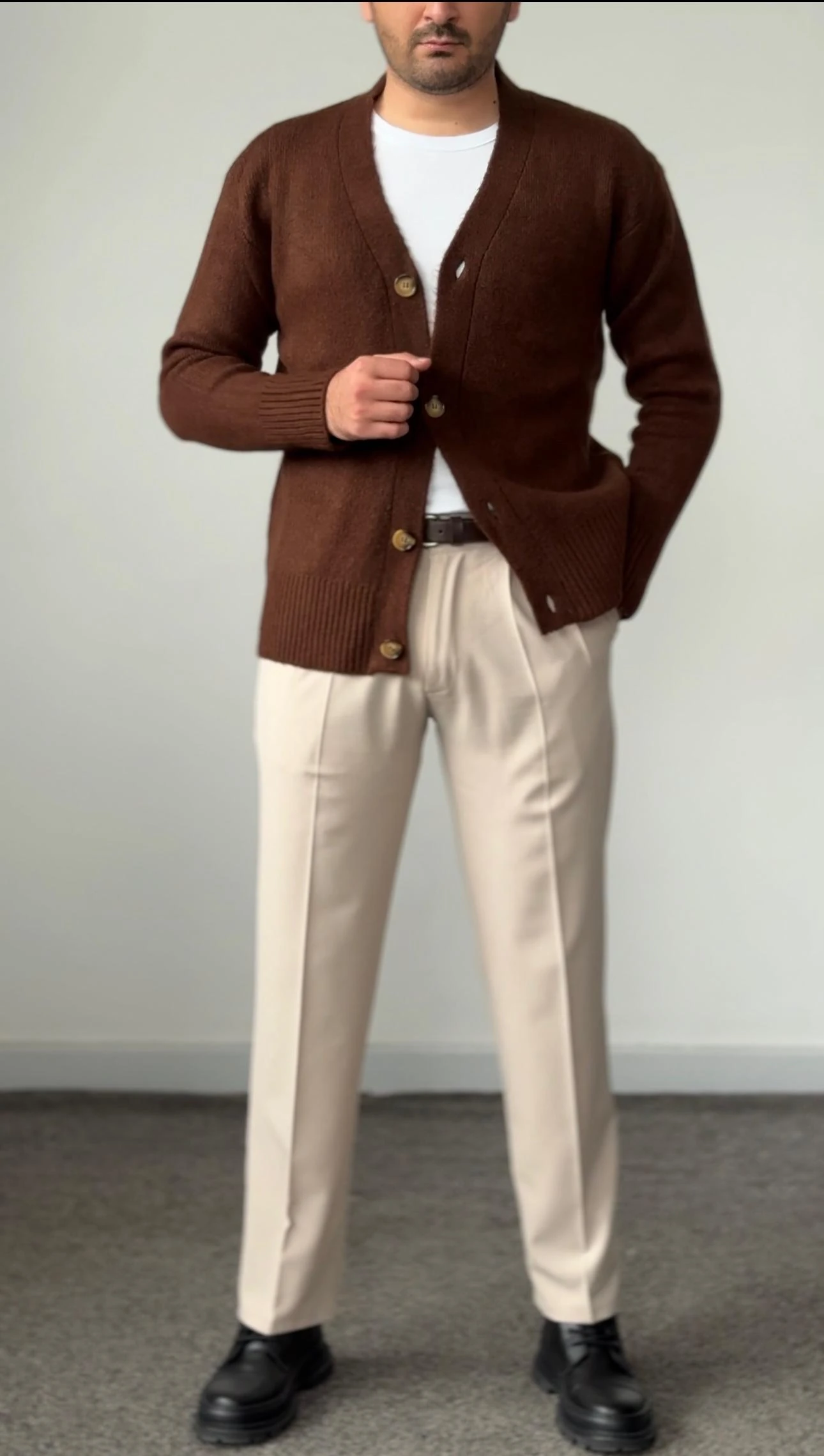 KOMBİN Hırka+Pantolon (Kemer Hediyeli)