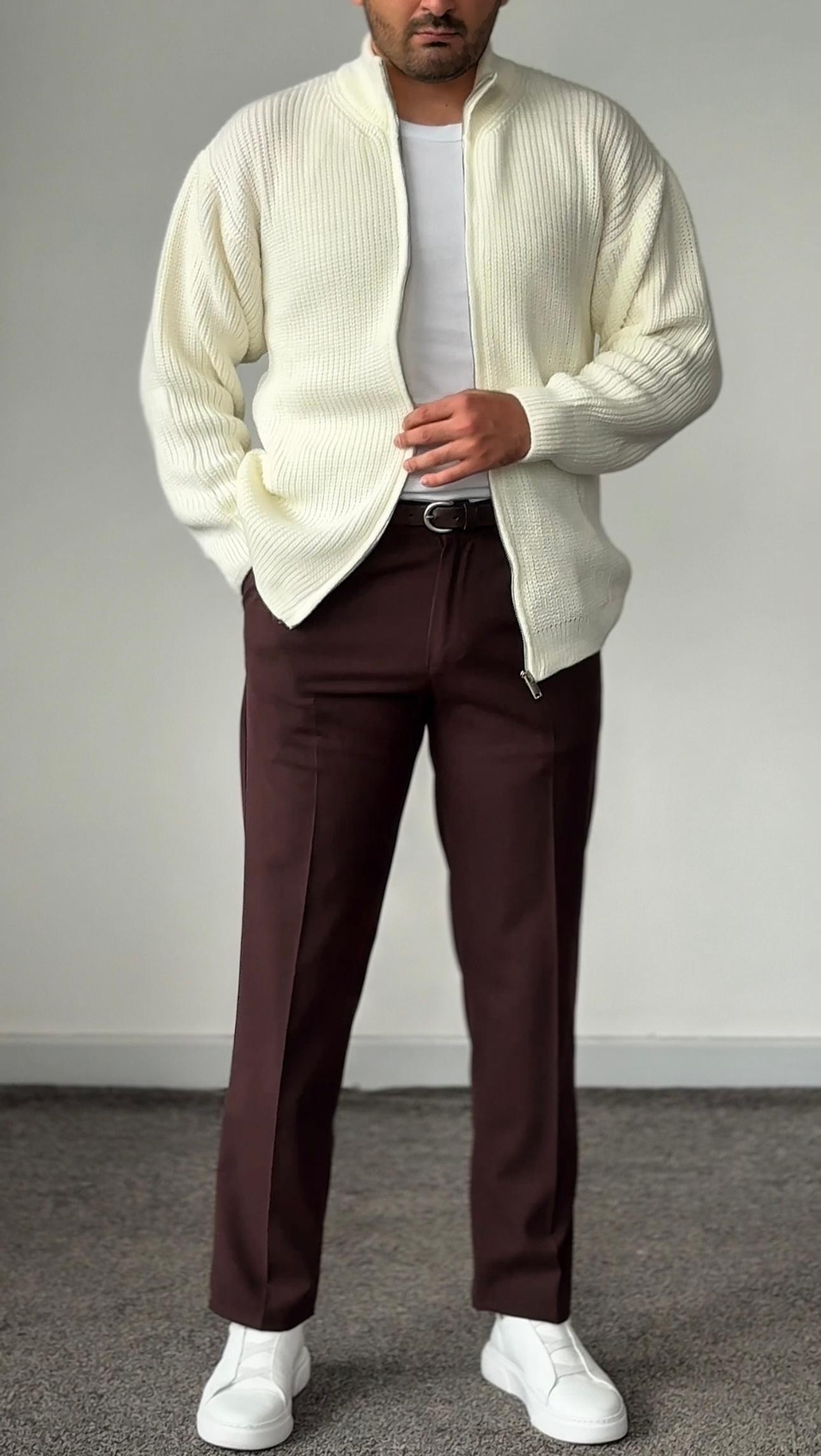 KOMBİN  Hırka+Pantolon (Kemer Hediyeli)