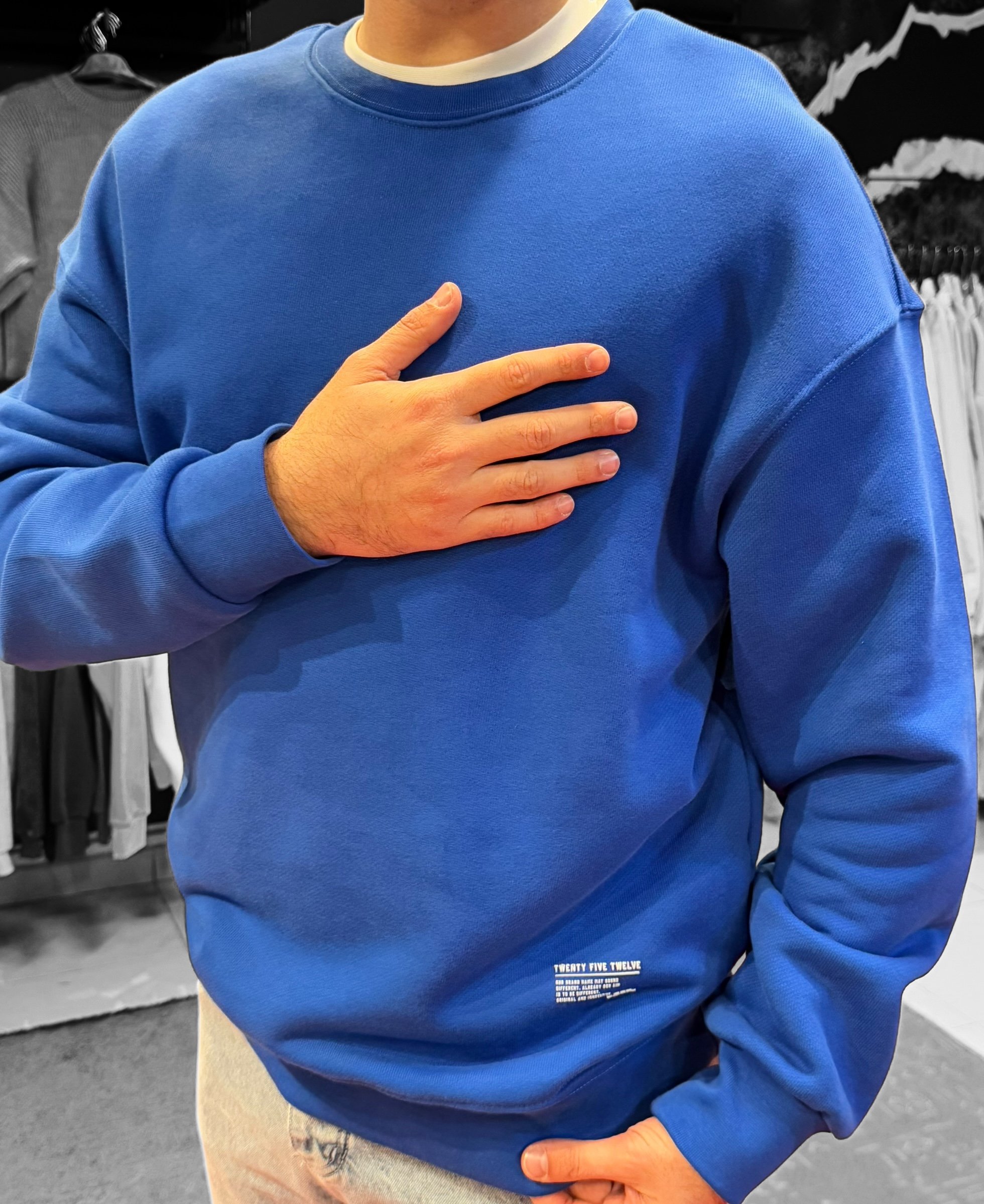 Premium Kumaş Oversize Sweat 