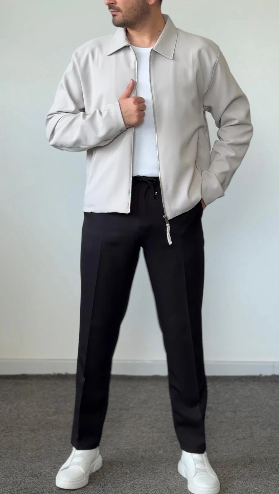 KOMBİN Ceket+Tişört+Pantolon 