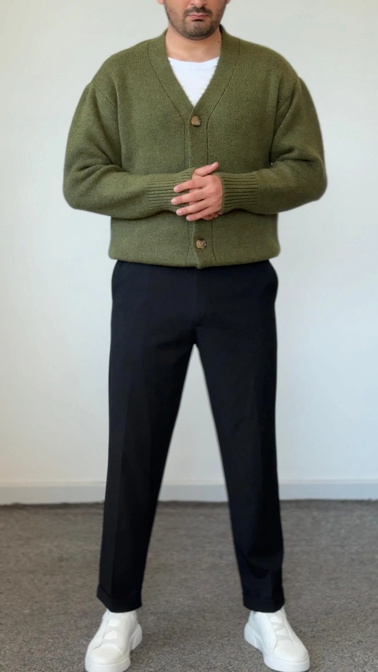 KOMBİN Hırka+Pantolon (Kemer Hediyeli)