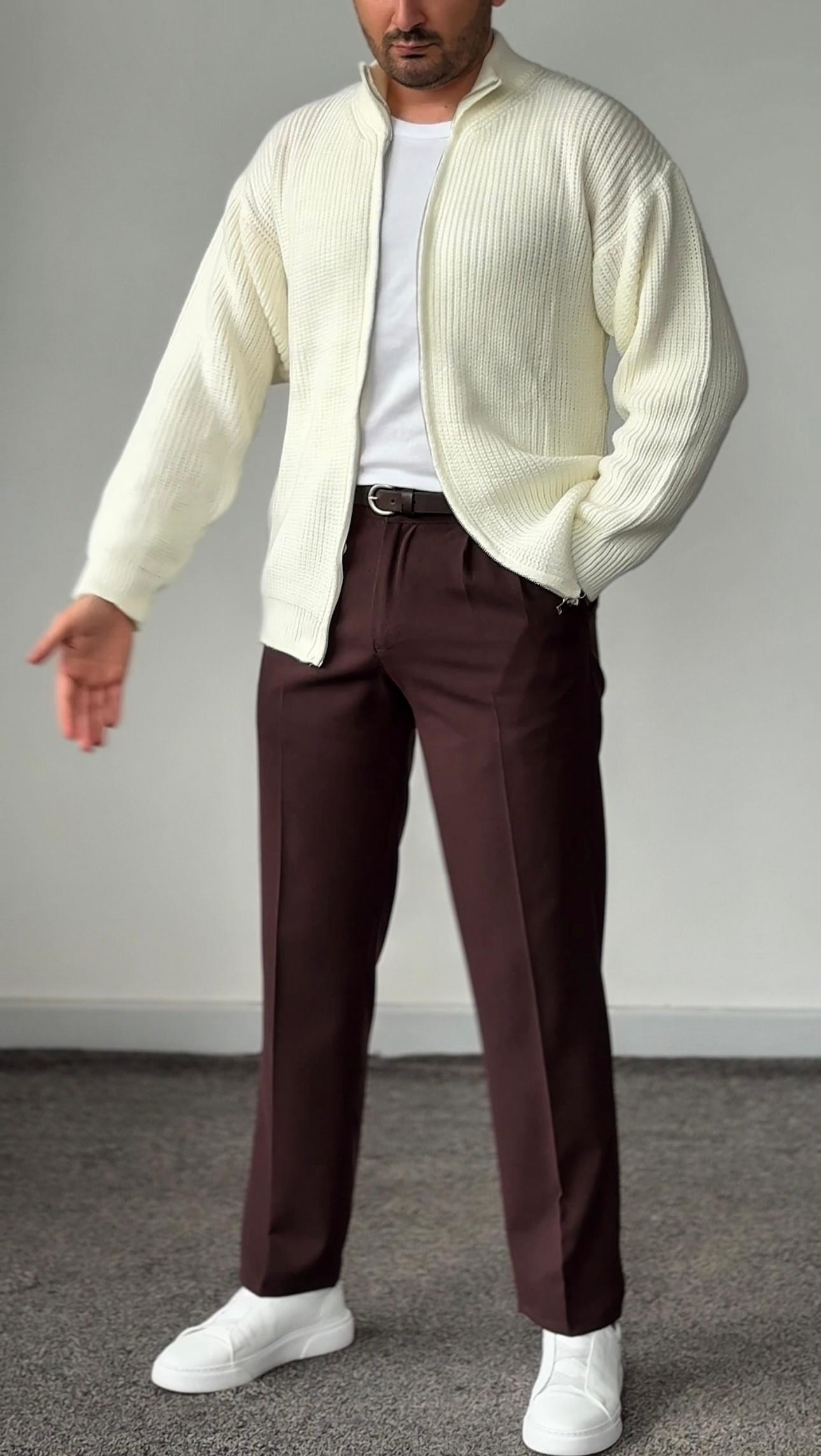 KOMBİN  Hırka+Pantolon (Kemer Hediyeli)