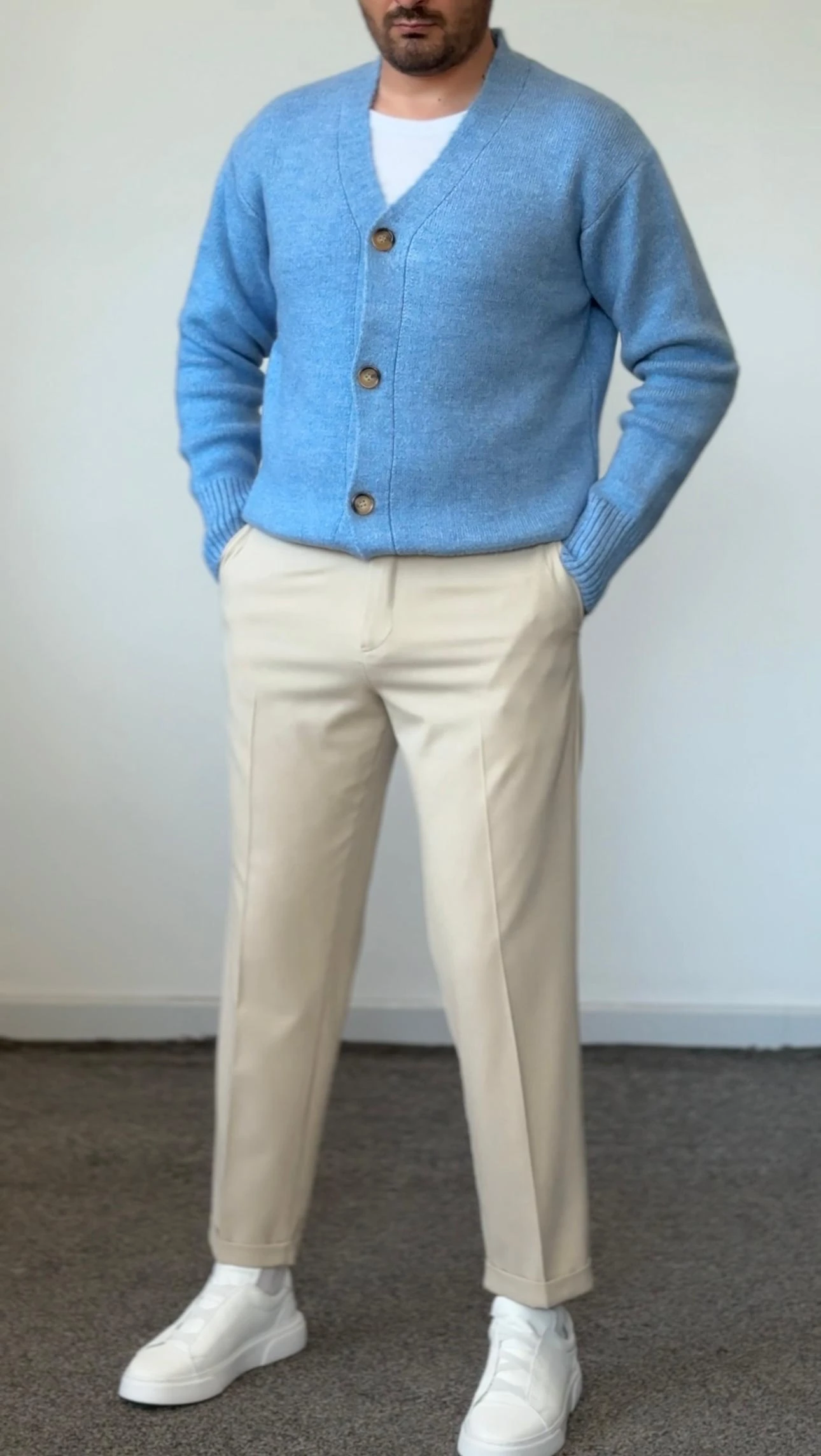 KOMBİN Hırka+Pantolon (Kemer Hediyeli)