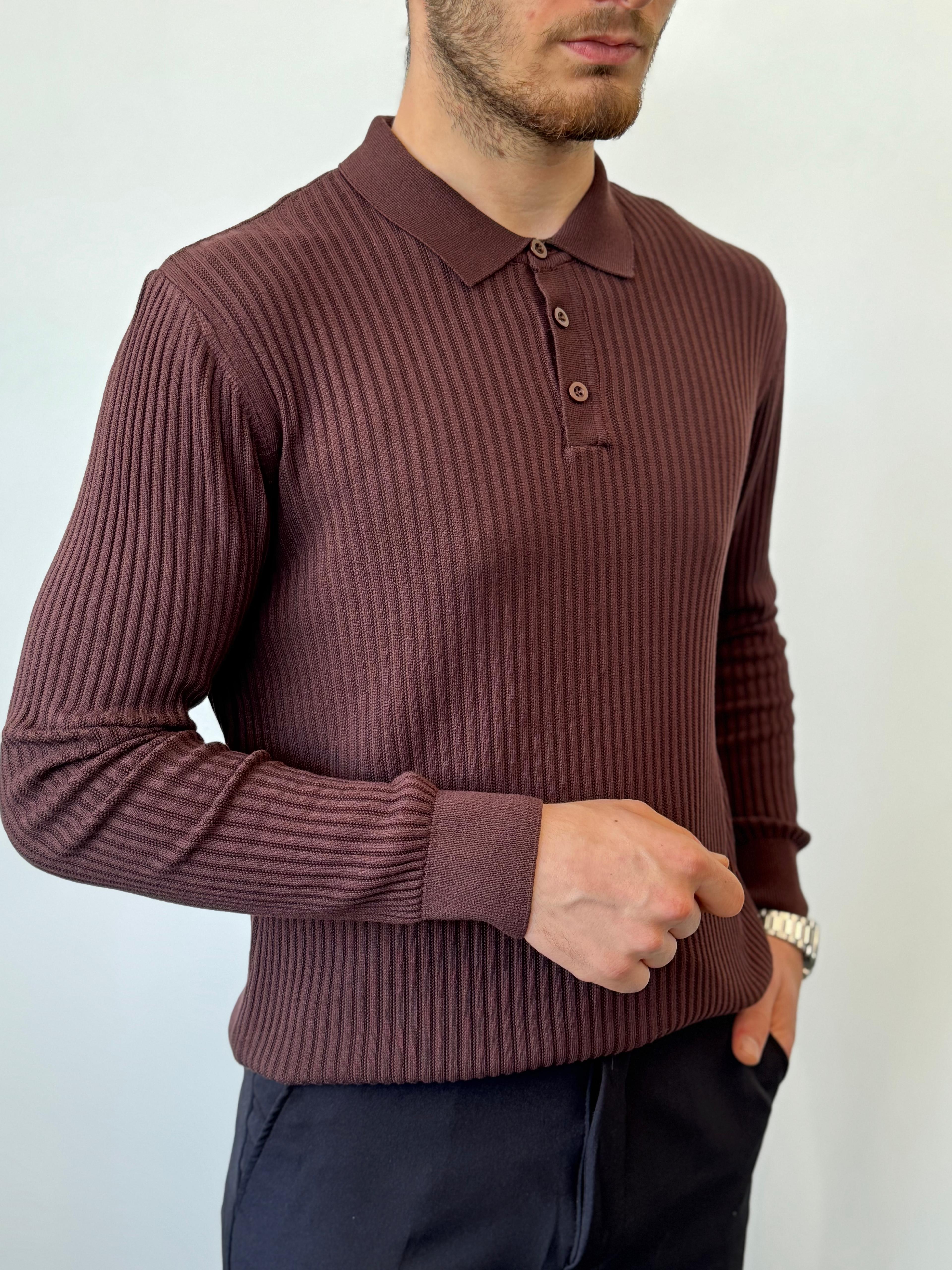 Üst Düzey Kumaş Kalitesi Polo Yaka Regular Fit Old Money Triko