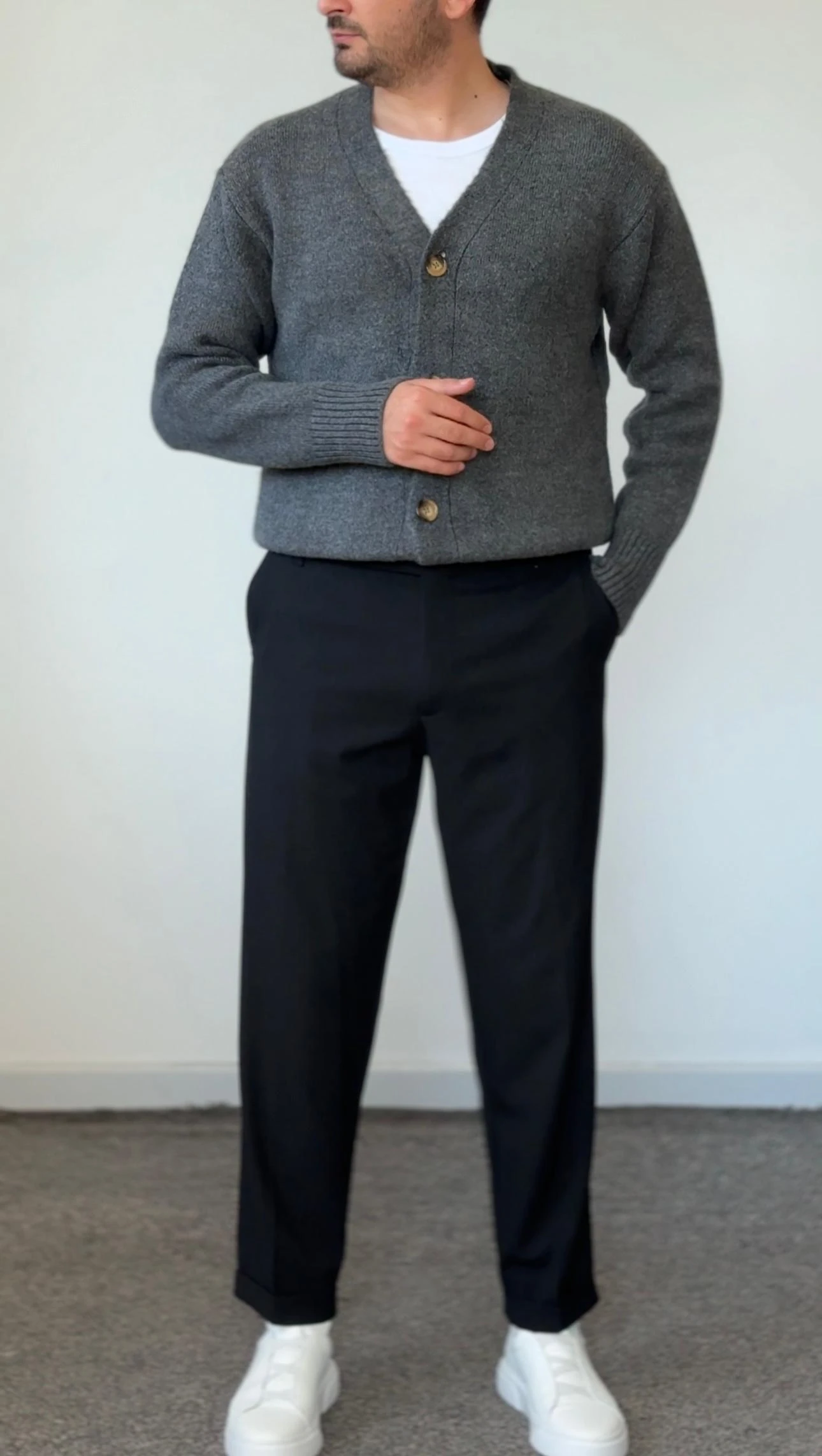 KOMBİN  Hırka+Pantolon (Kemer Hediyeli)