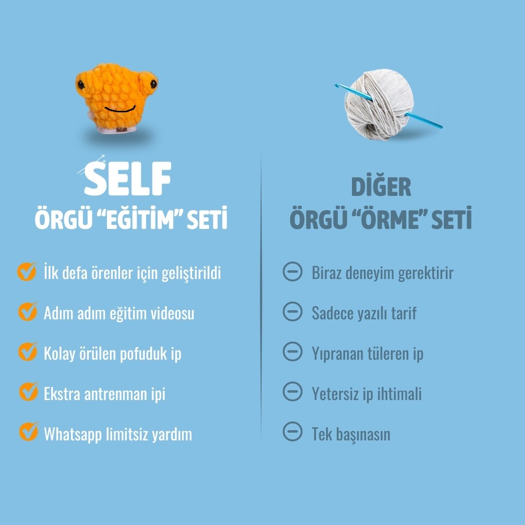 Garip Şey Örgü Öğrenme Seti