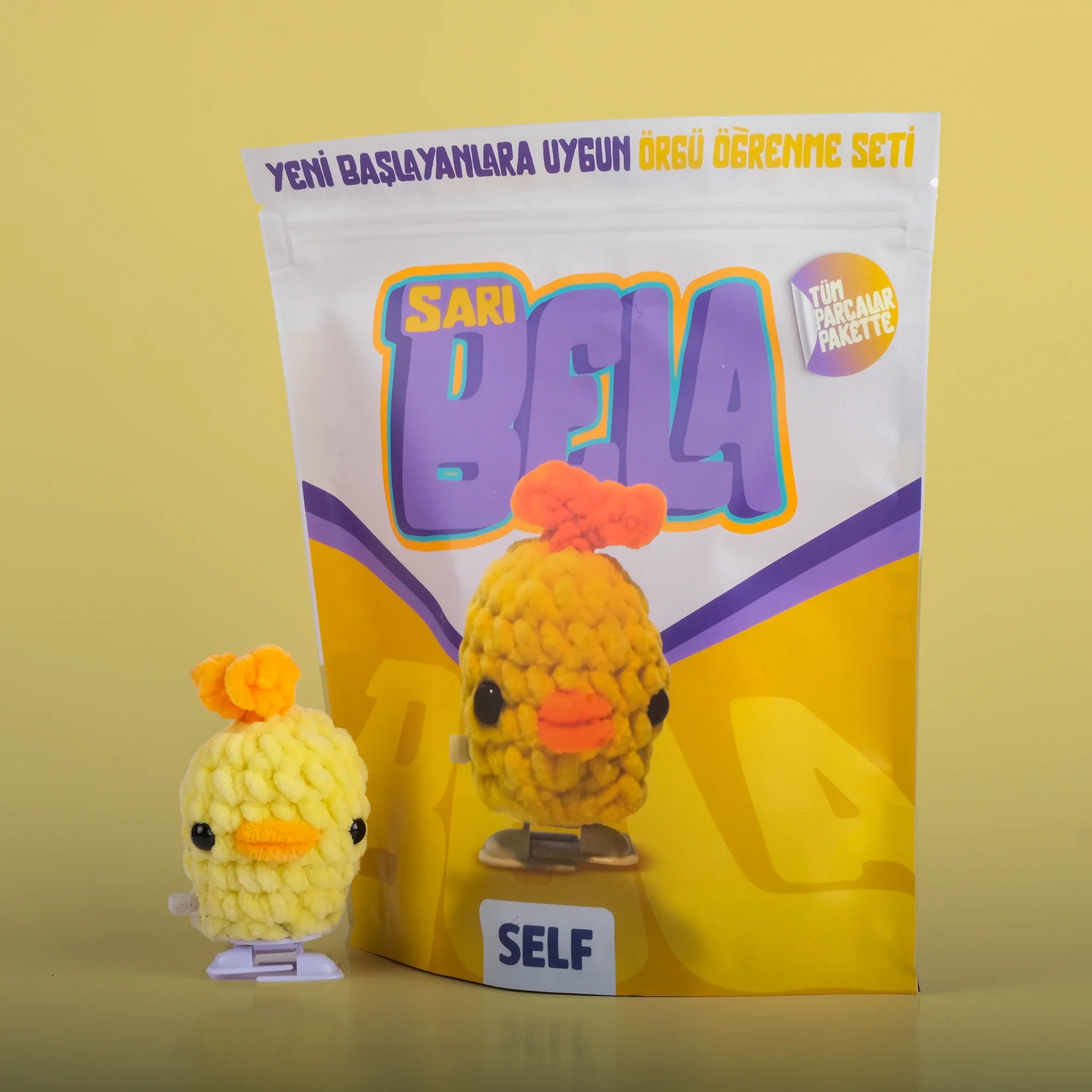 Sarı Bela Örgü Öğrenme Seti