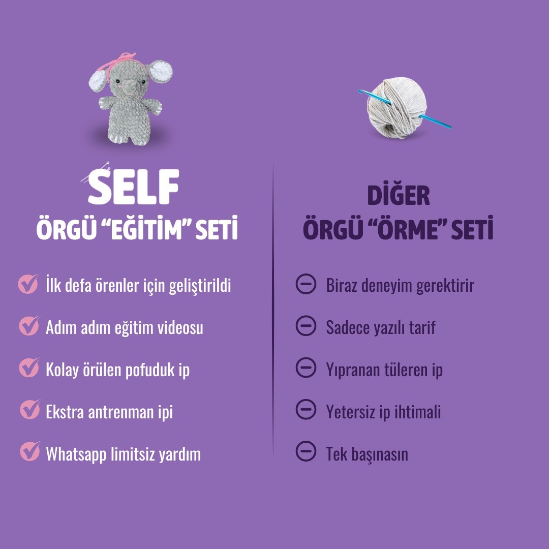 Filuze Örgü Öğrenme Seti