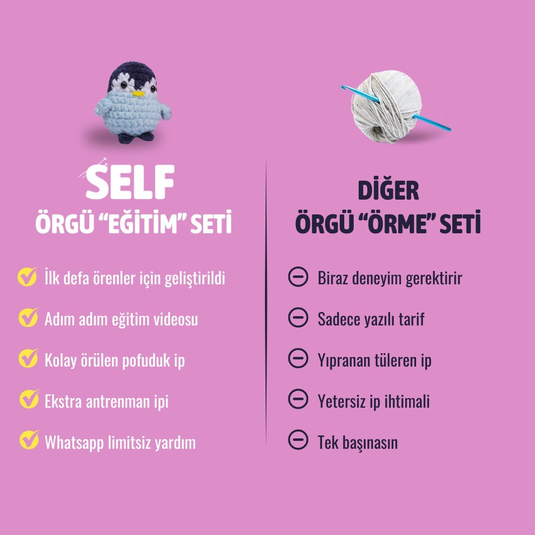 Pengisu Örgü Öğrenme Seti