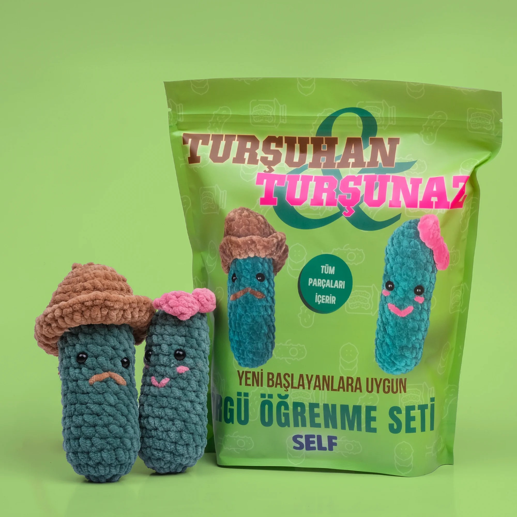 Turşuhan Ve Turşunaz Örgü Öğrenme Seti