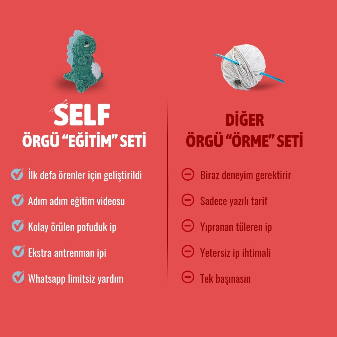 Denizor Örgü Öğrenme Seti