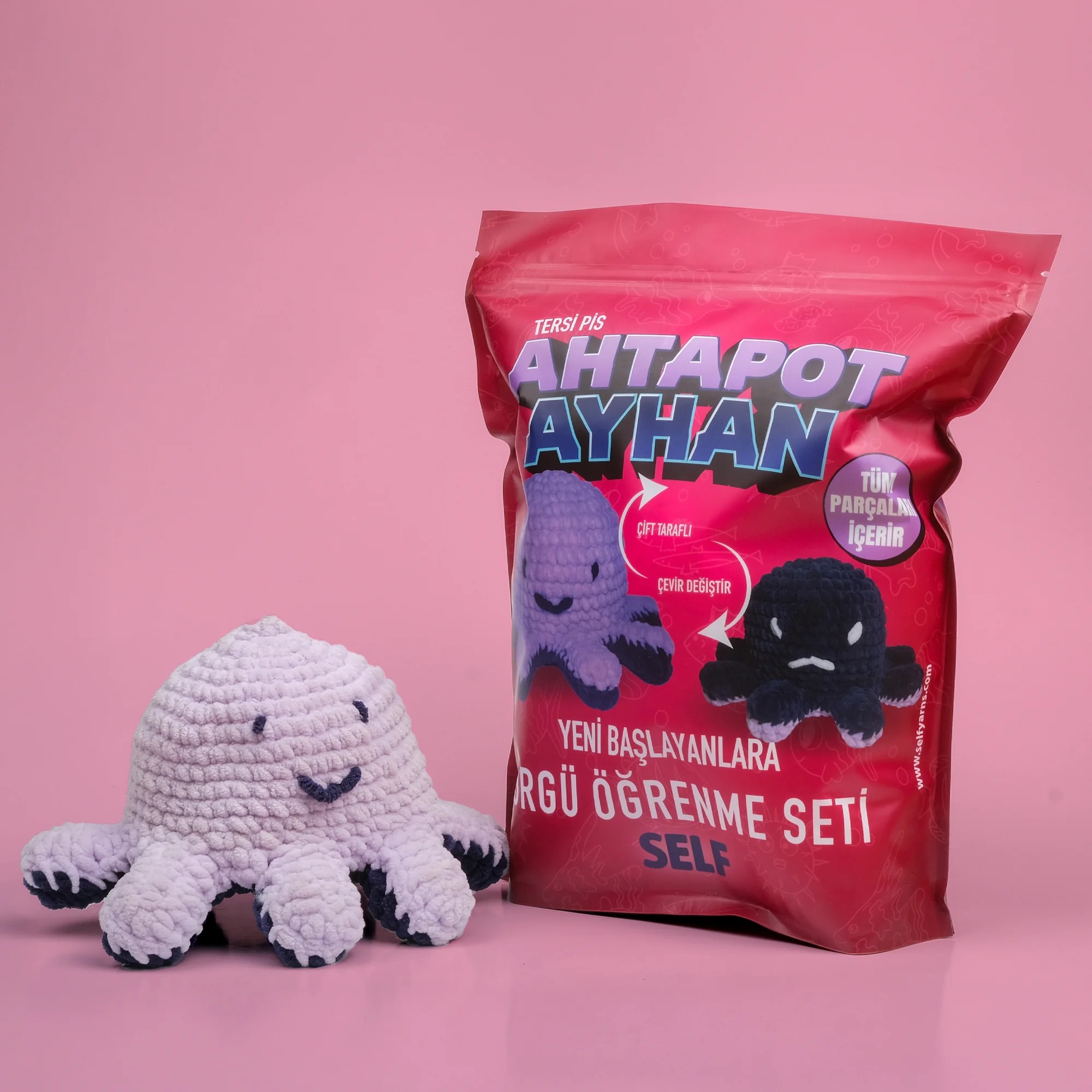Ahtapot Ayhan Örgü Öğrenme Seti