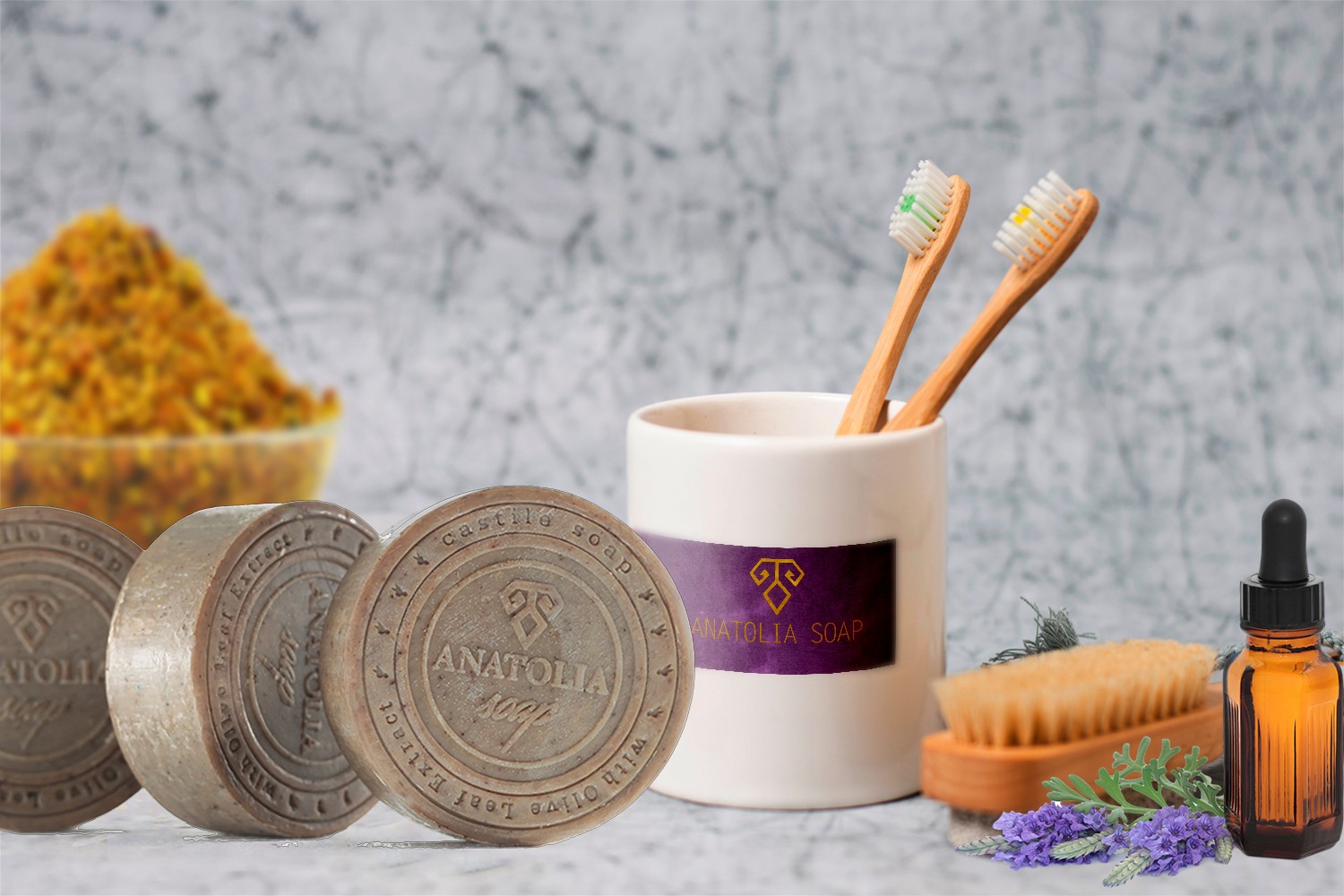 Keep Looking Young and Smooth with Sumerian Collection Donkey Milk Propolis Lavender Soap.