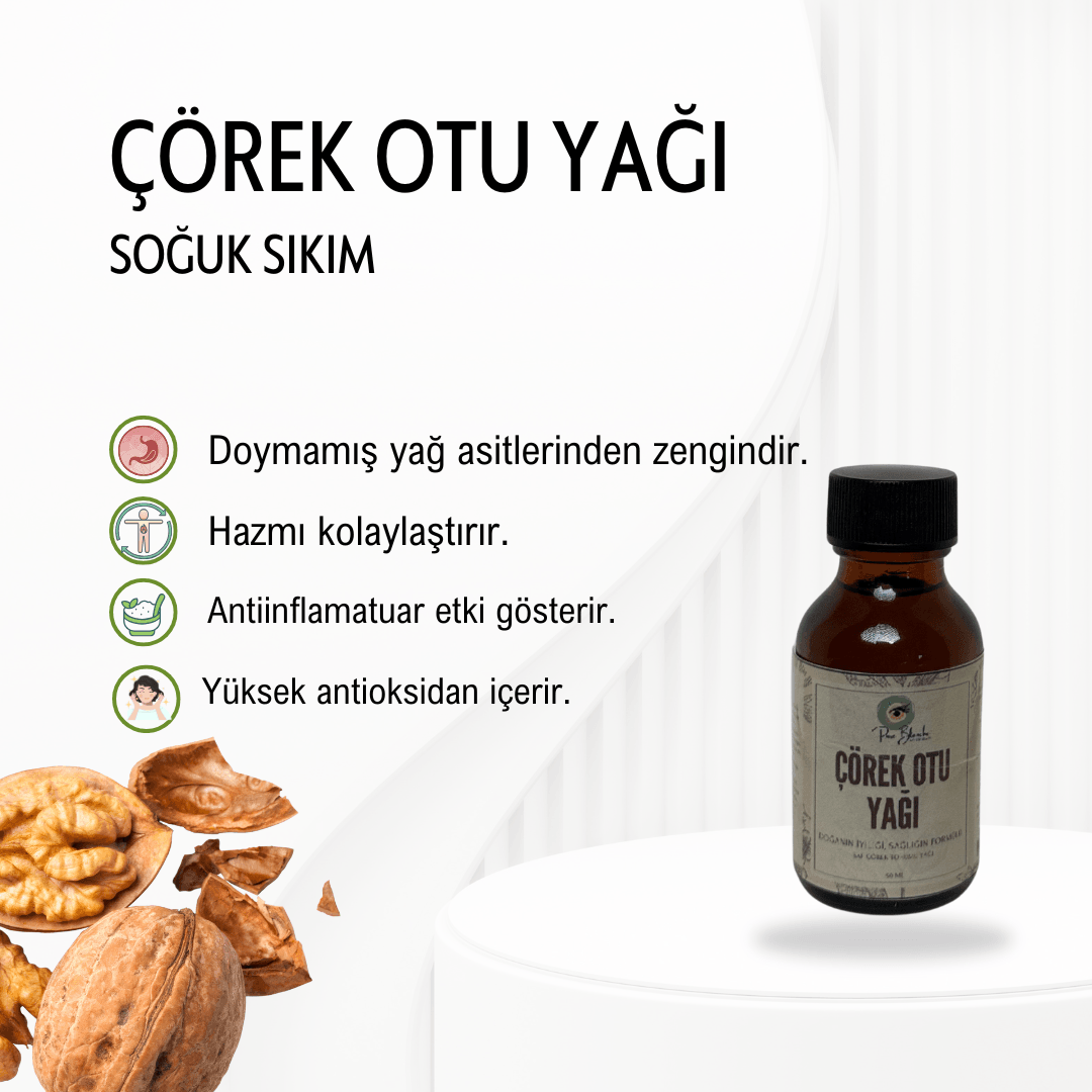 Doğal Çörek Otu Yağı 50 Ml (soğuk Sıkım)