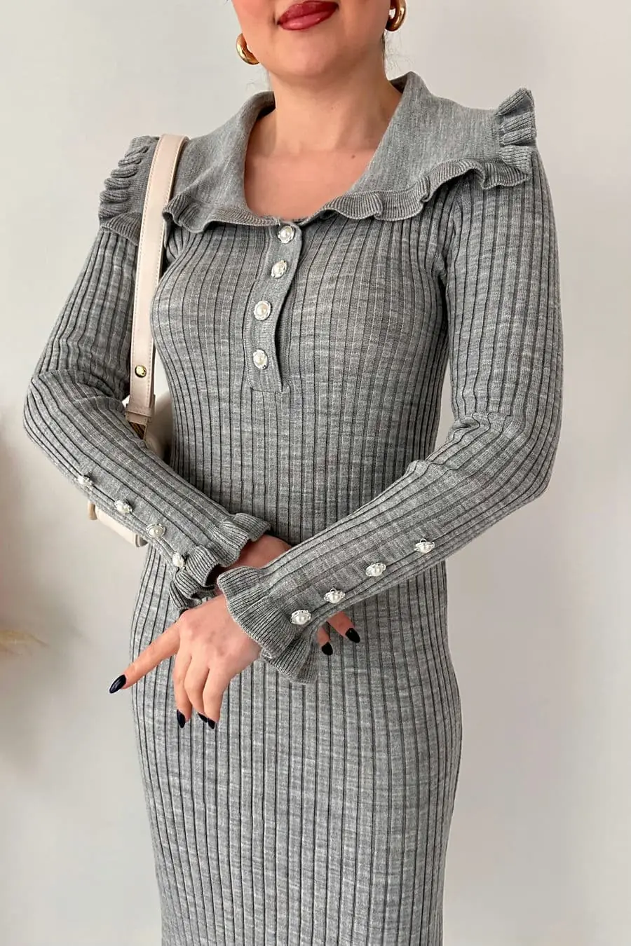 Bebe Yaka Triko Elbise · 7