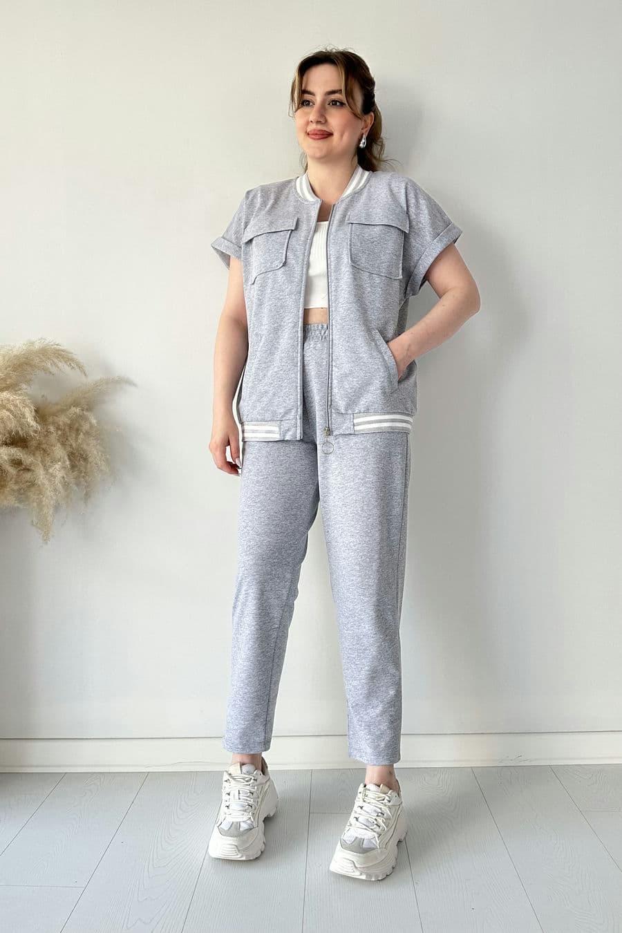 Yelekli Eşofman Takım