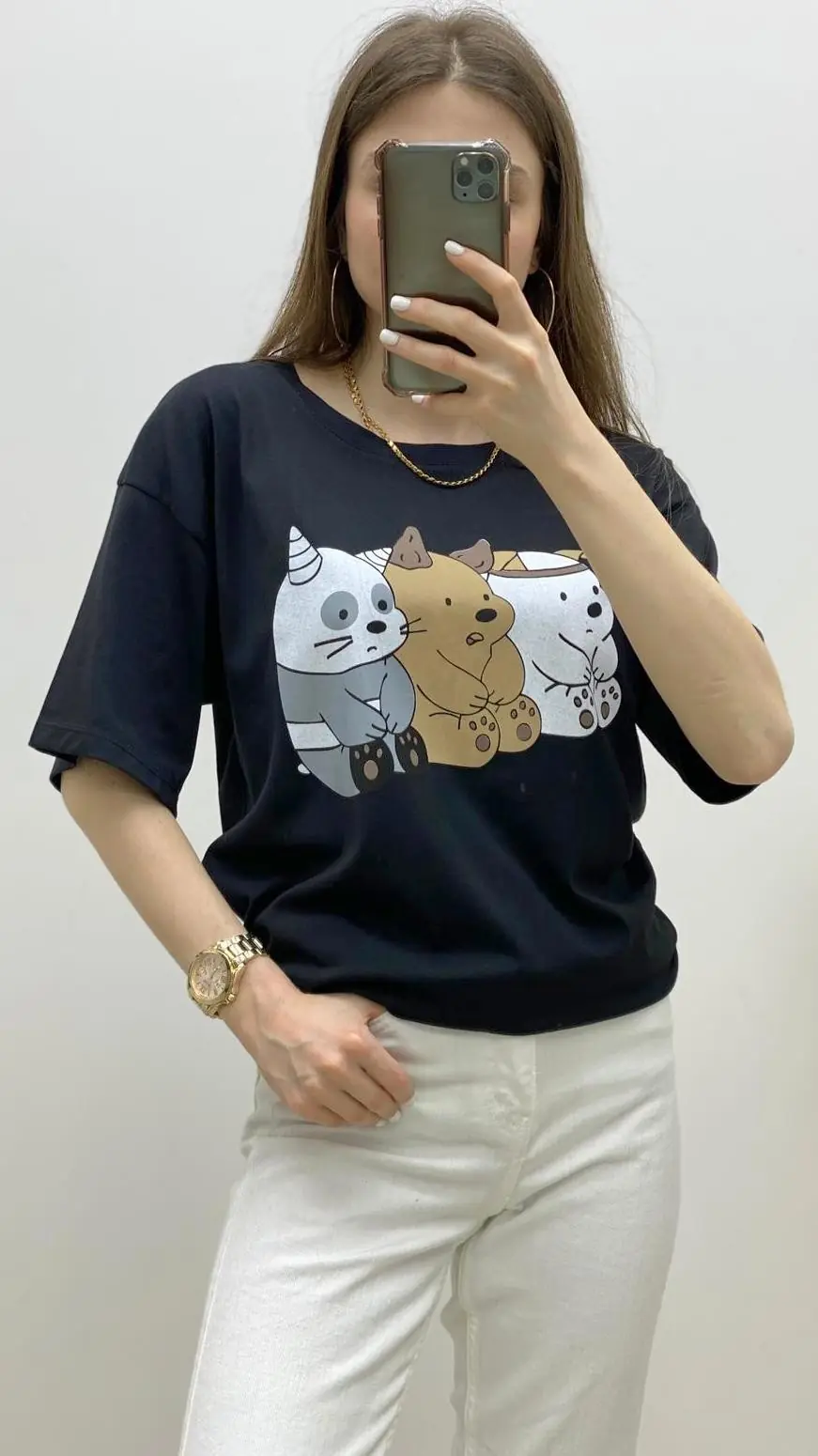 Baskılı Tshirt Siyah · 6