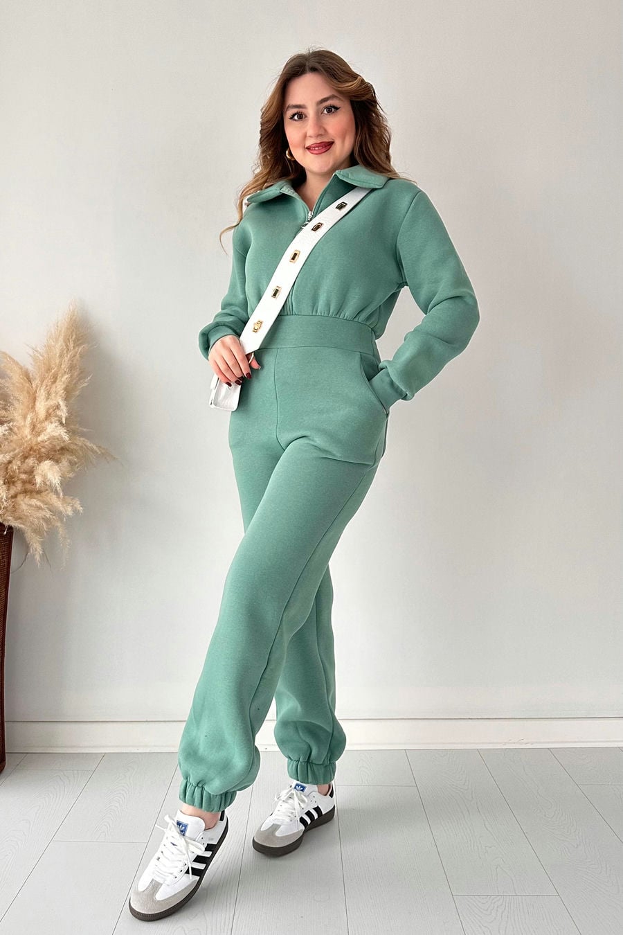 Üç İplik İçi Polar Tulum