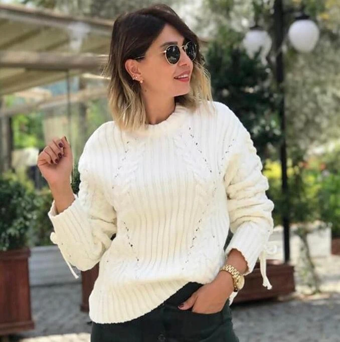 Beyaz Kol Detay Kazak