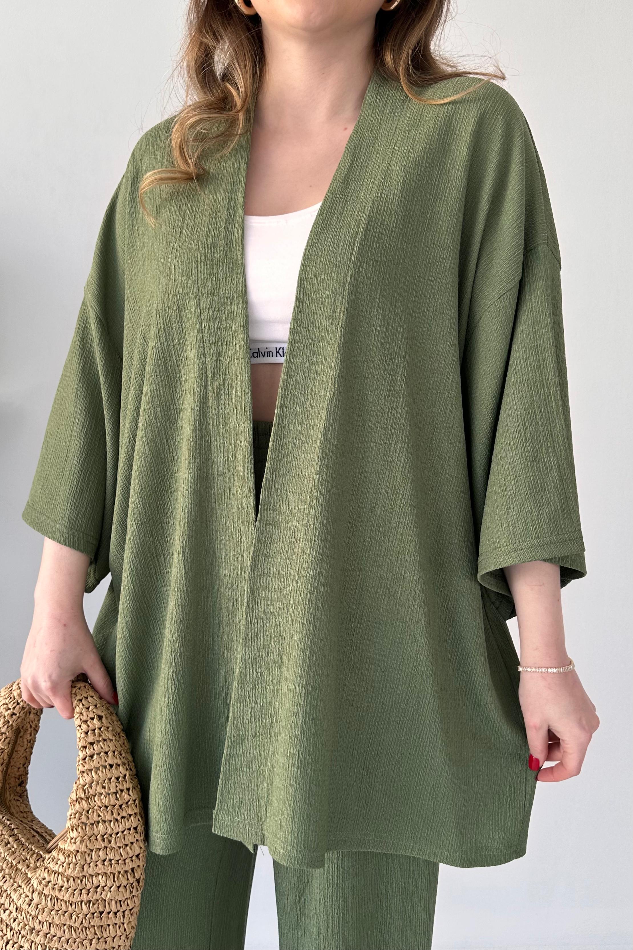 Gofre İkili Takım Haki