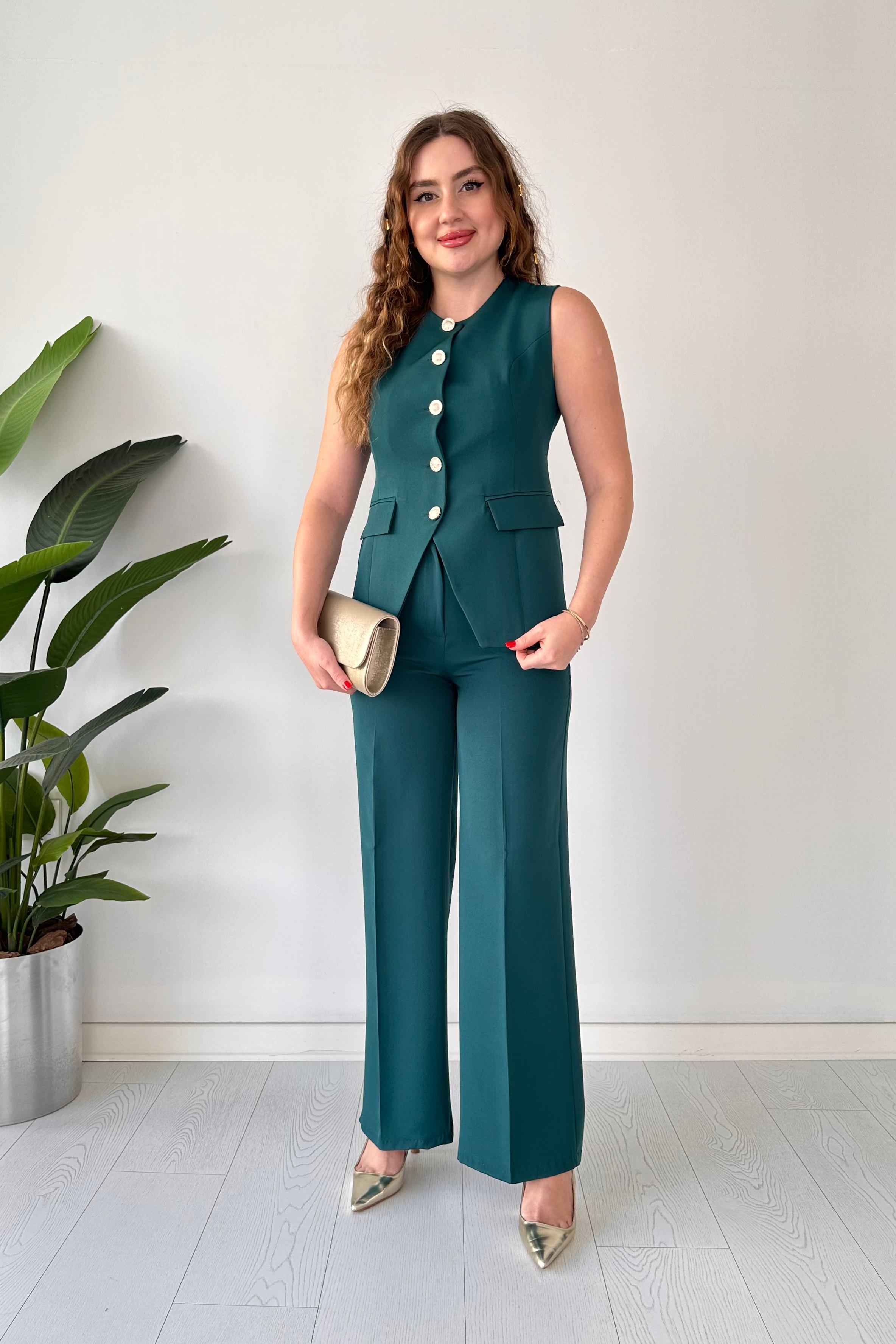 5 Düğme İkili Takım